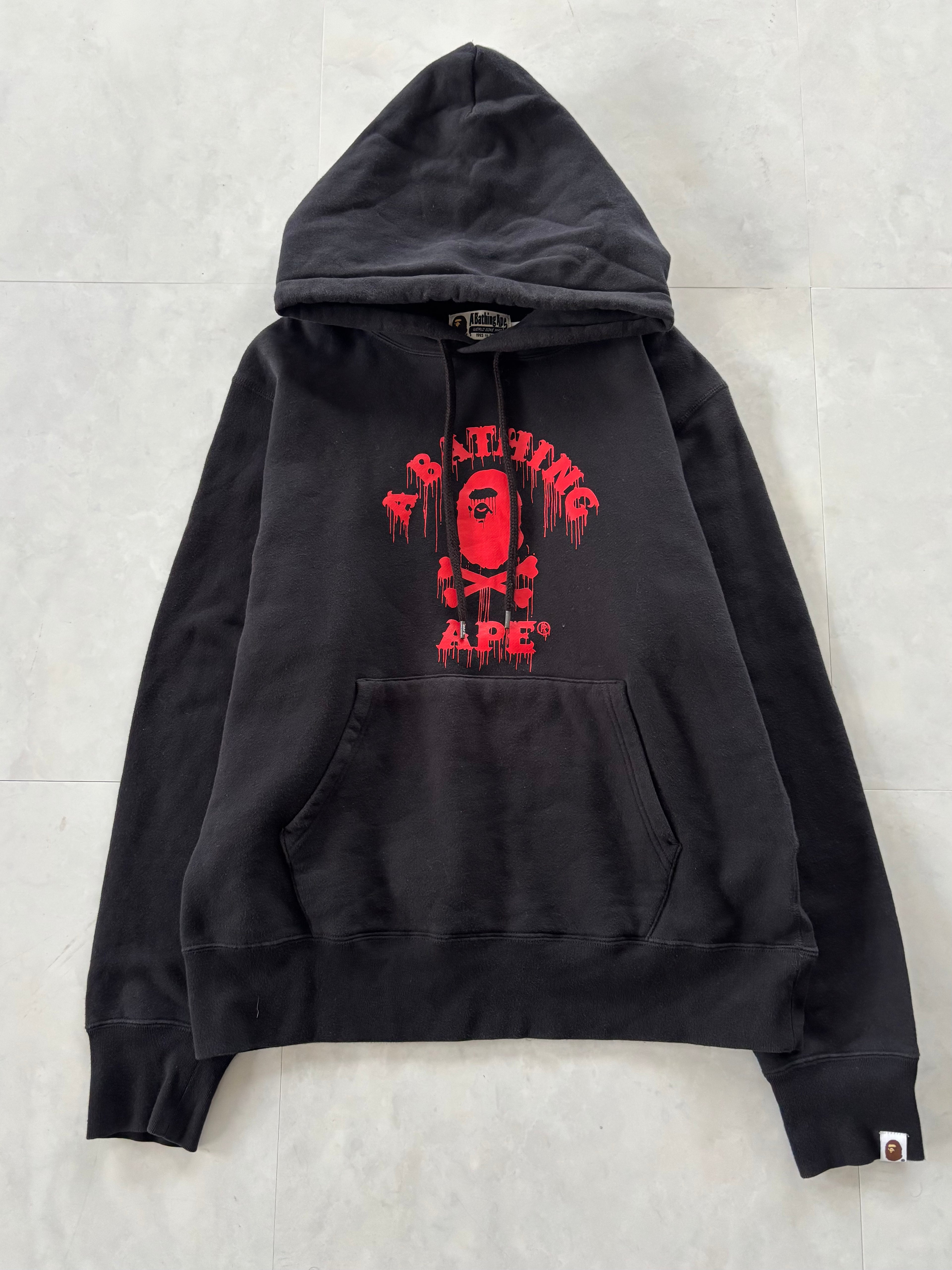 A BATHING APE® Bloody Skull Logo Hoodie