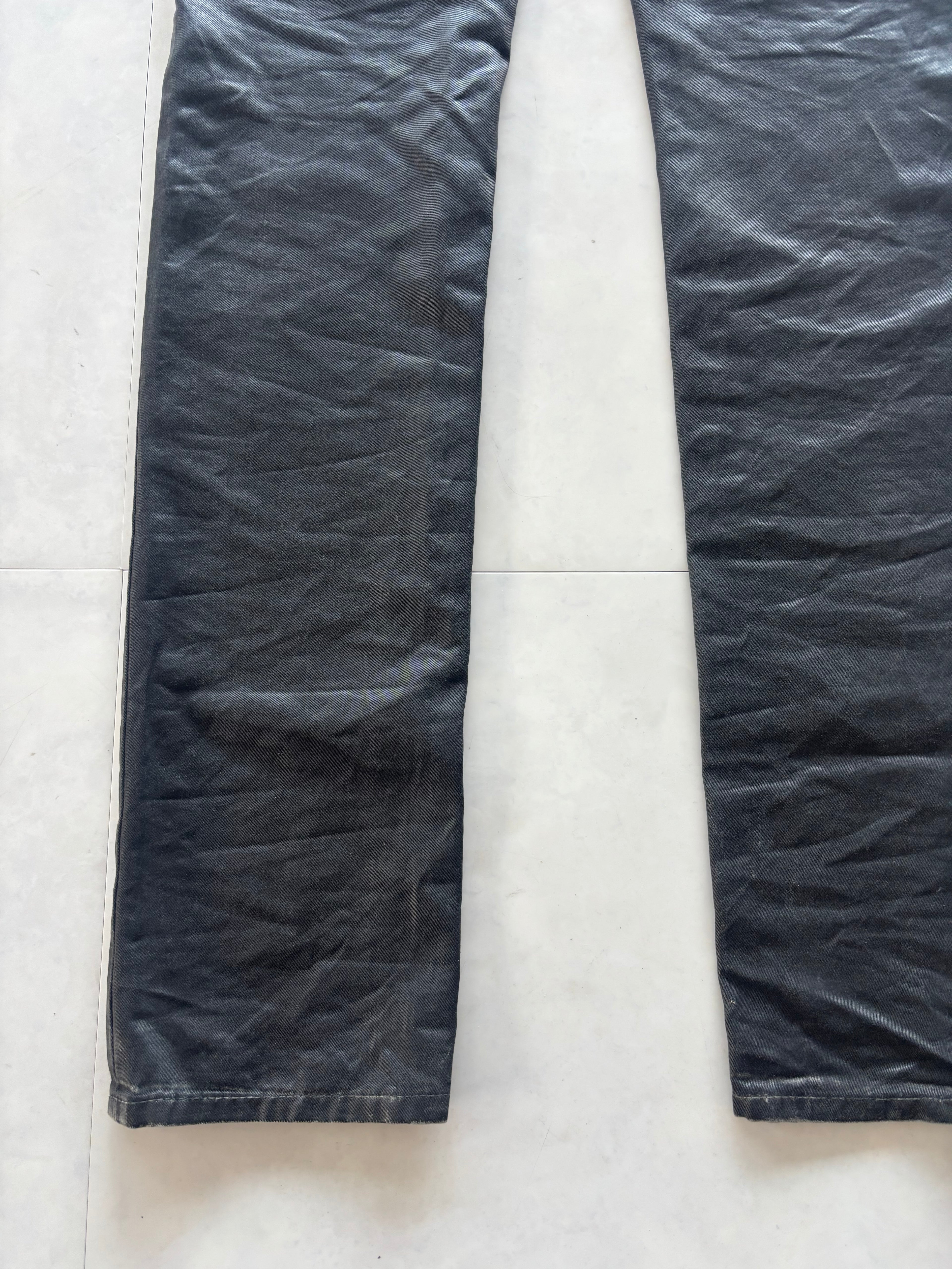 DIOR HOMME Wax Coating Straight Jeans