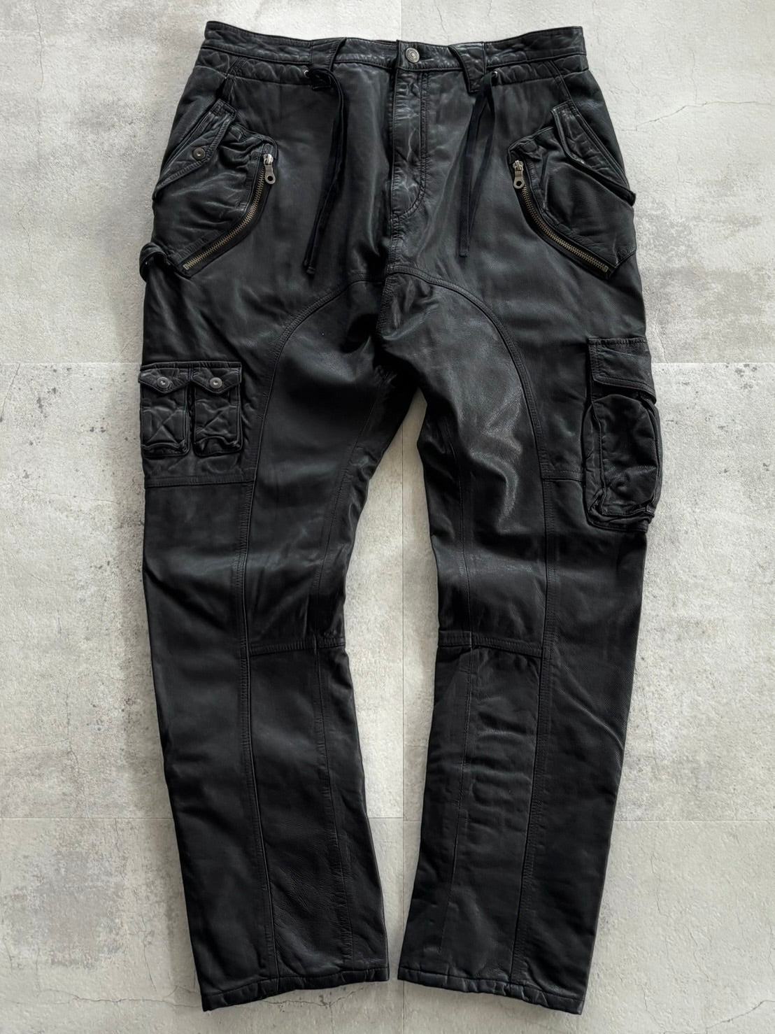 PPFM Sarouel Leather Cargo Pants