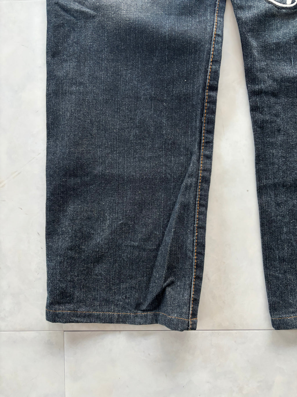 CHRISTIAN AUDIGIER embroidery denim pants