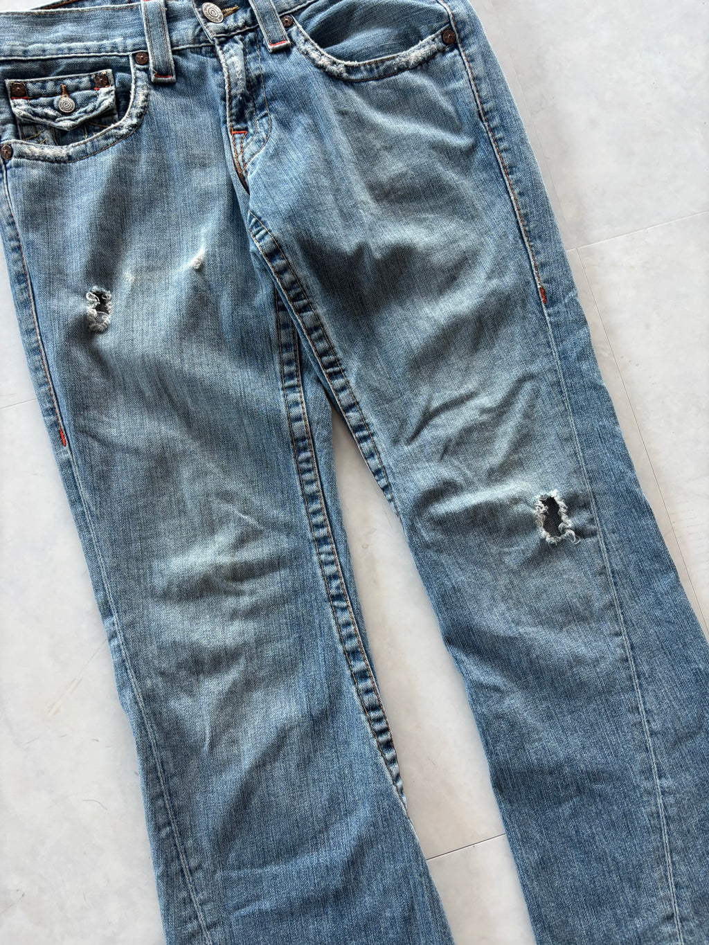 TRUE RELIGION flare denim pants