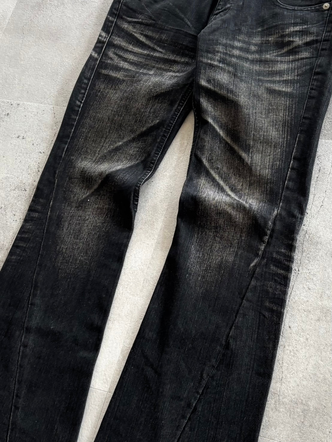 TORNADO MART flare denim pants