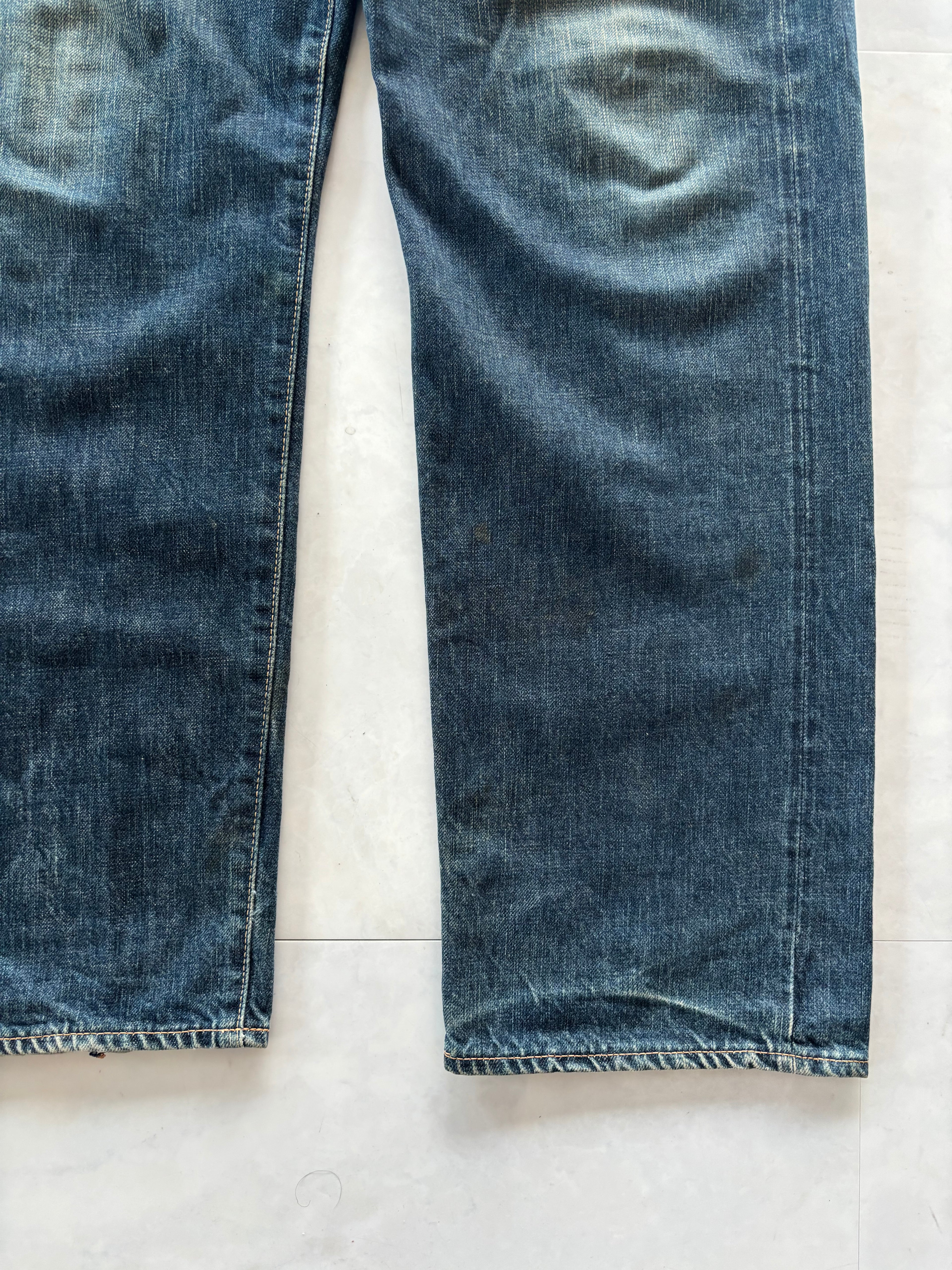 NITRAID fade denim pants
