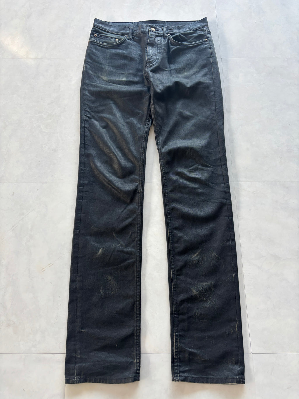 MARC JACOBS Coated Black Denim