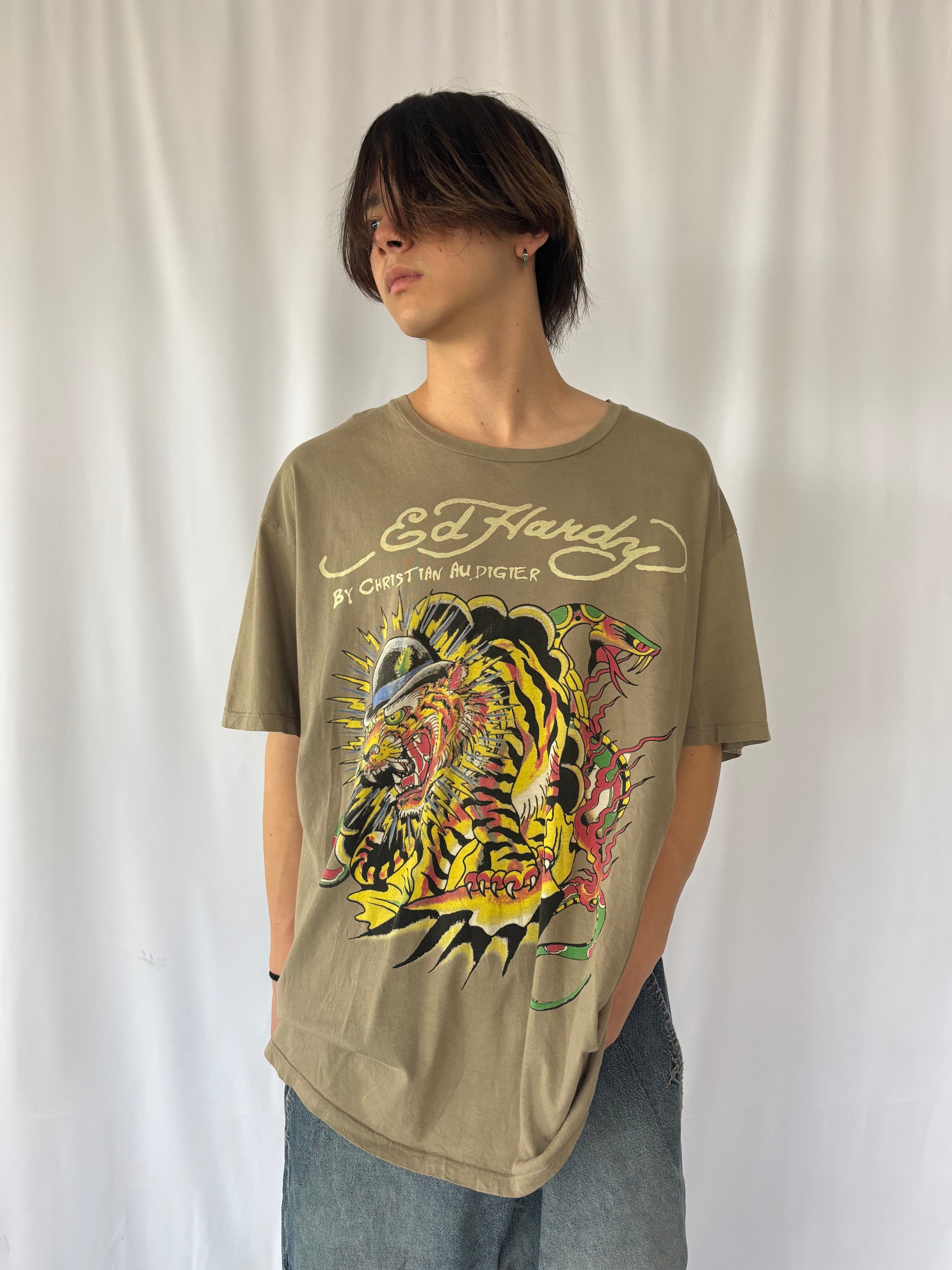 ED HARDY Serpent Tattoo Graphic Tee
