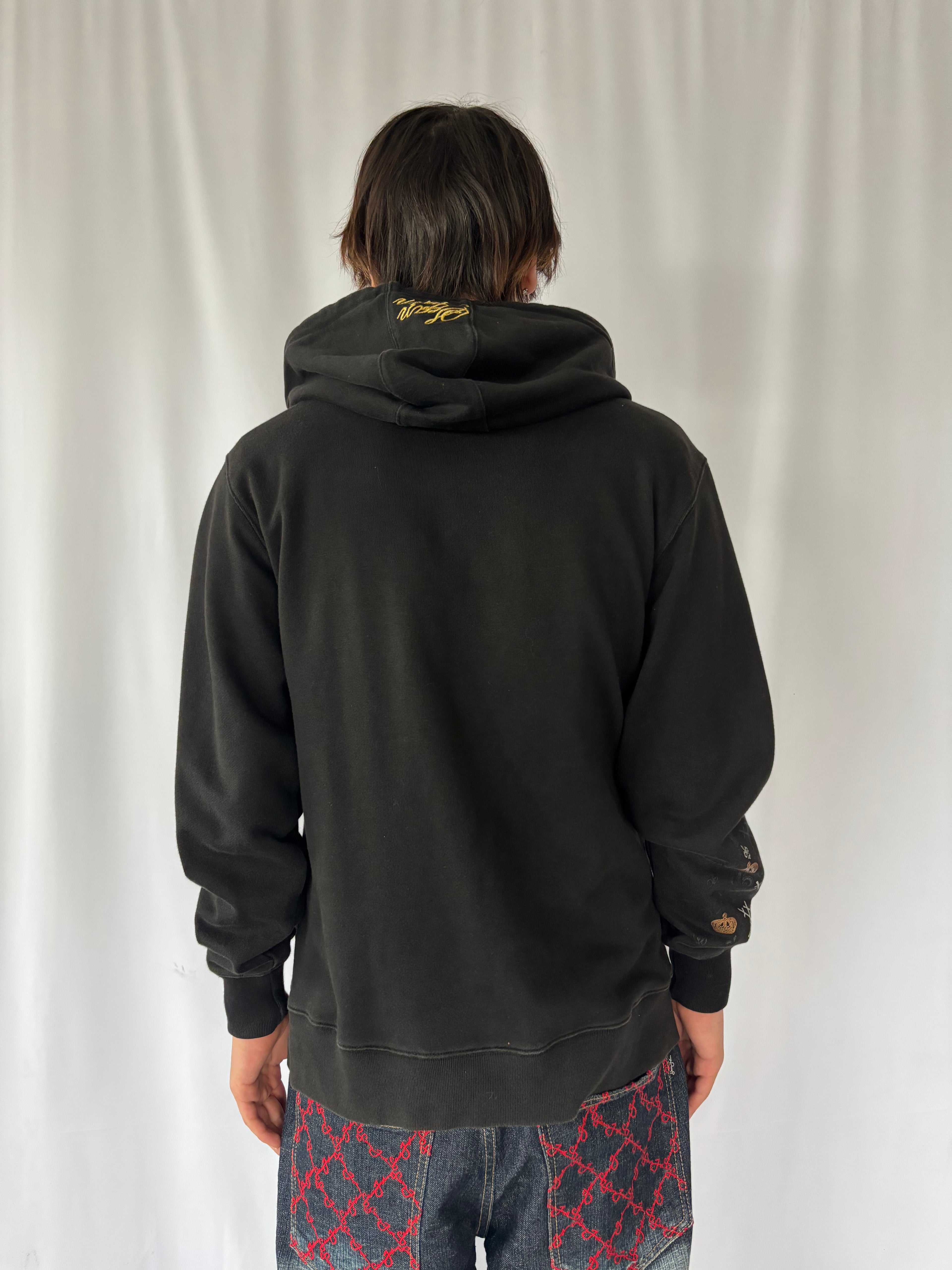 SEAN JOHN Royal Crest Embroidery Zip Hoodie