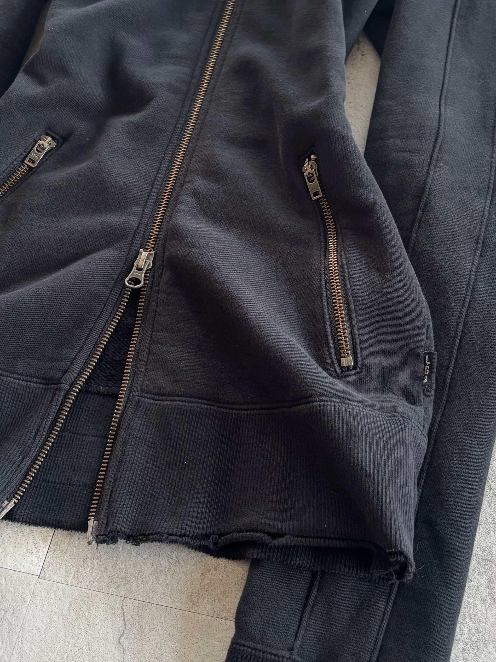 LGB Fur Hood Wolf Zip Hoodie