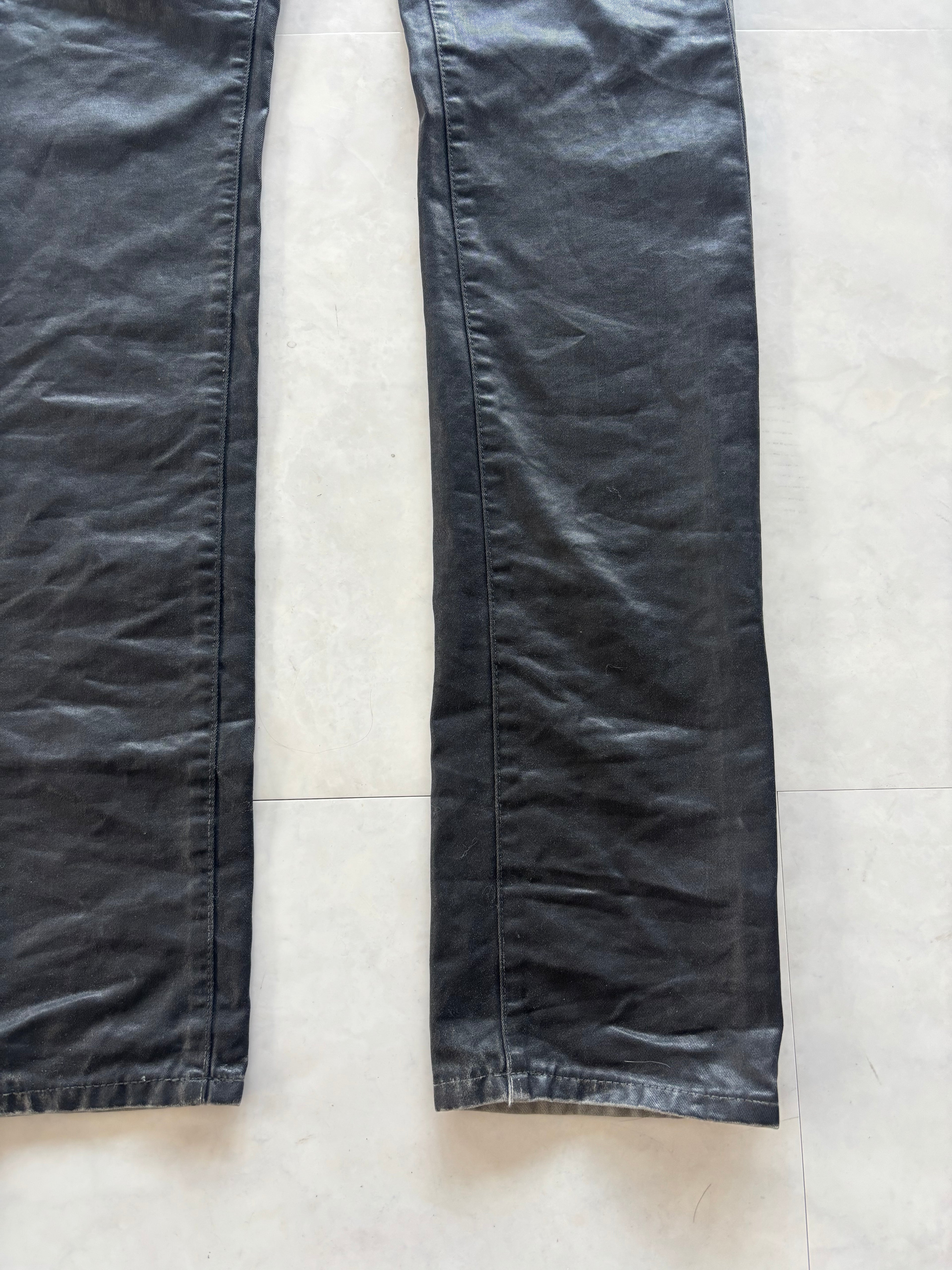 DIOR HOMME Wax Coating Straight Jeans