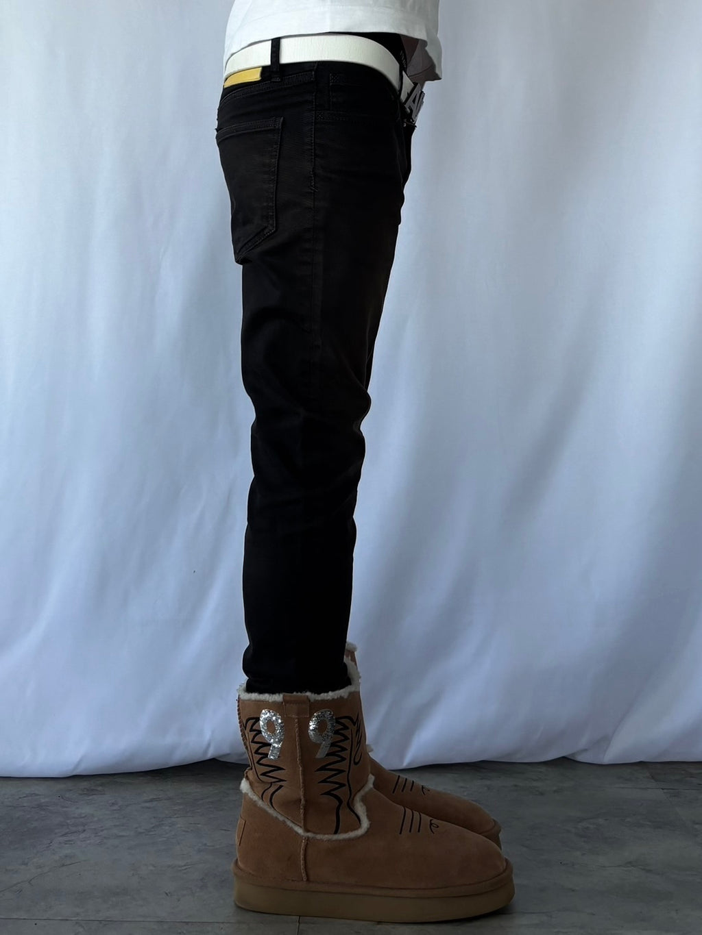 PHENOMENON OBSIDIAN BLACK SKINNY DENIM