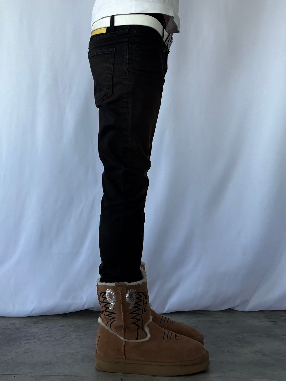 PHENOMENON OBSIDIAN BLACK SKINNY DENIM