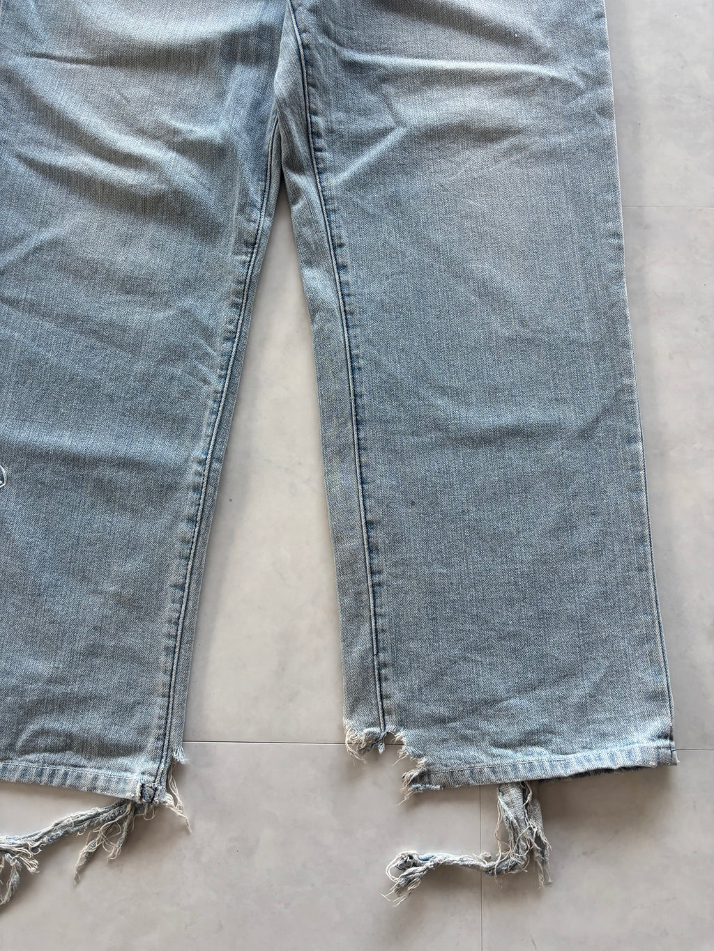 AKADEMIKS Back Embroidery Lion Denim