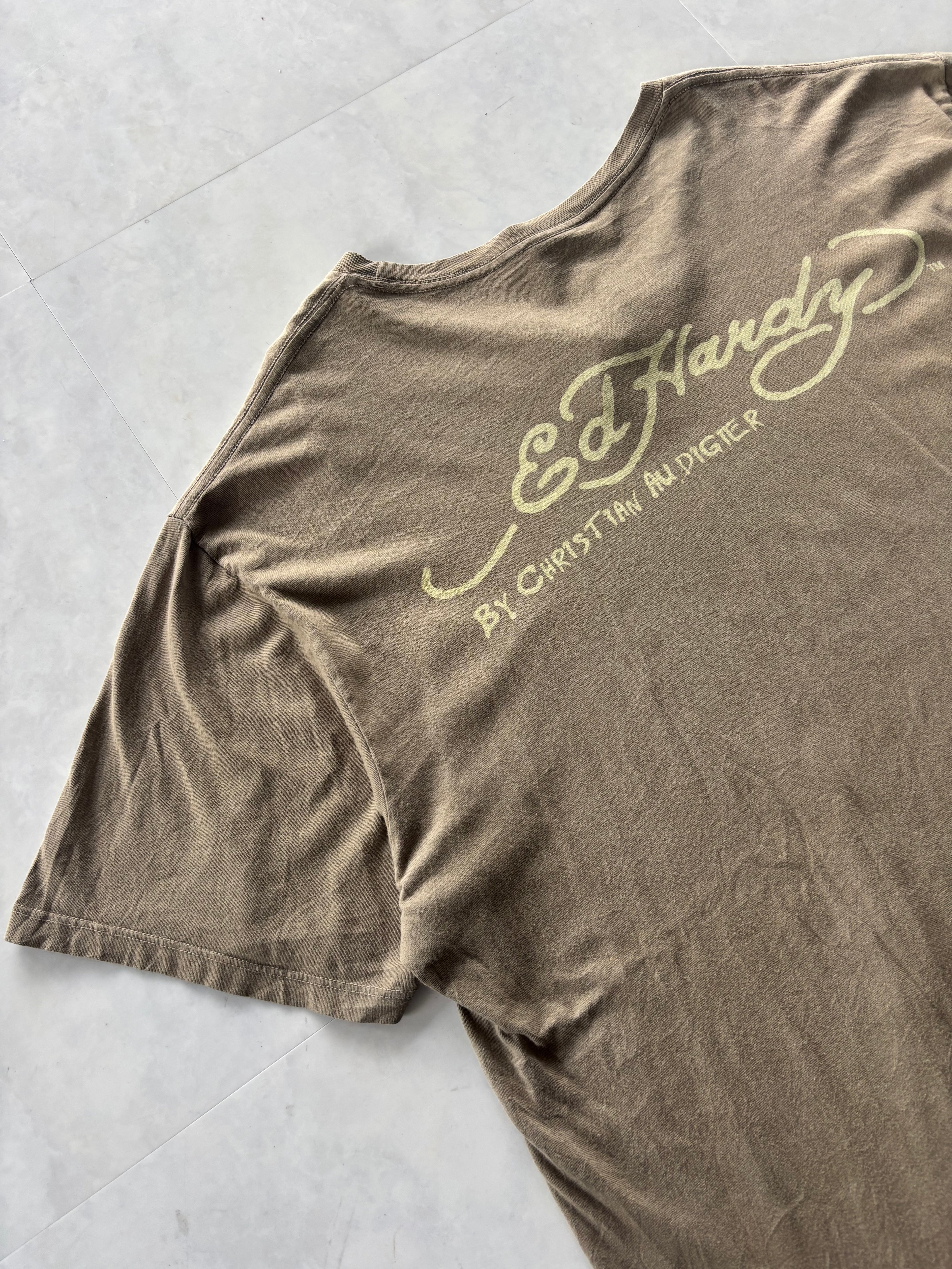 ED HARDY Serpent Tattoo Graphic Tee