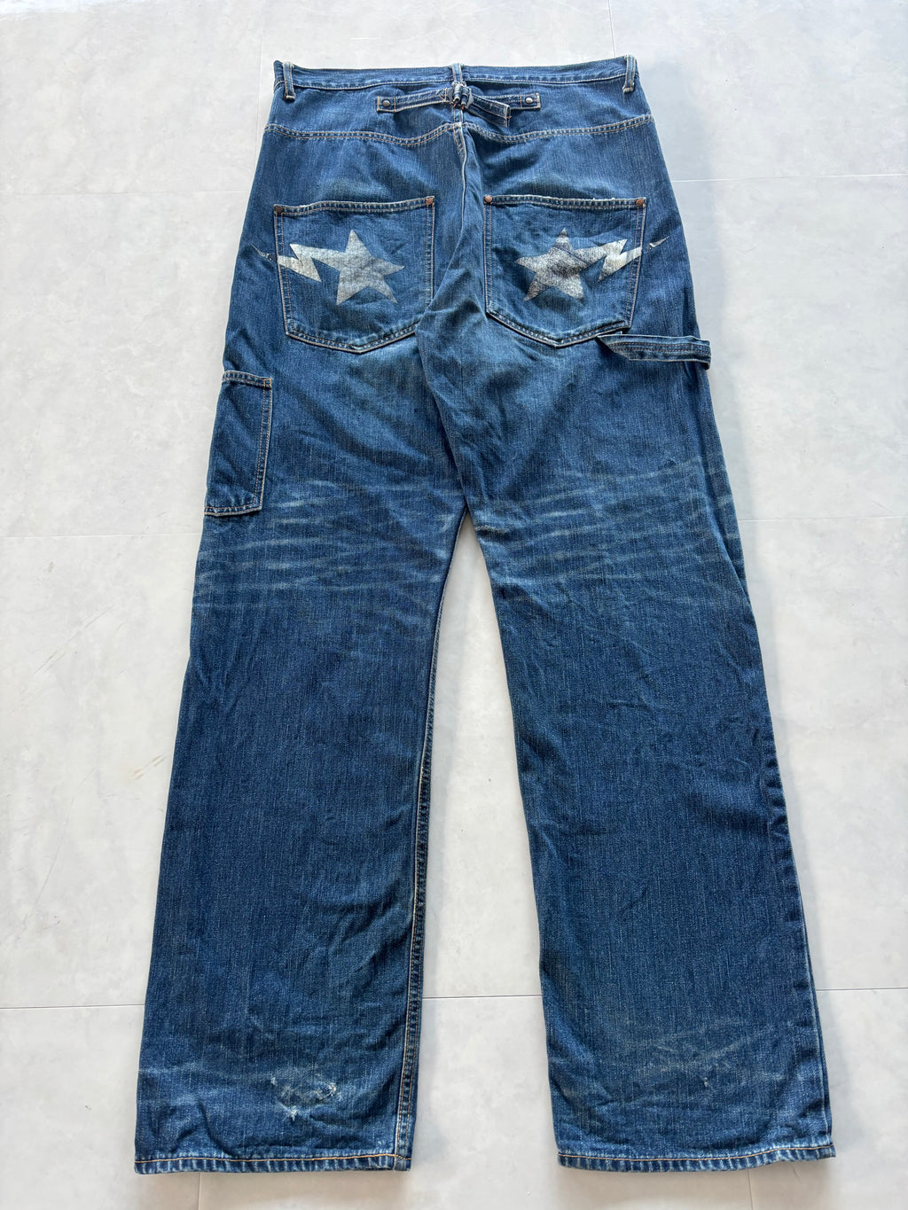 BAPE 2000s Star Painter Denim