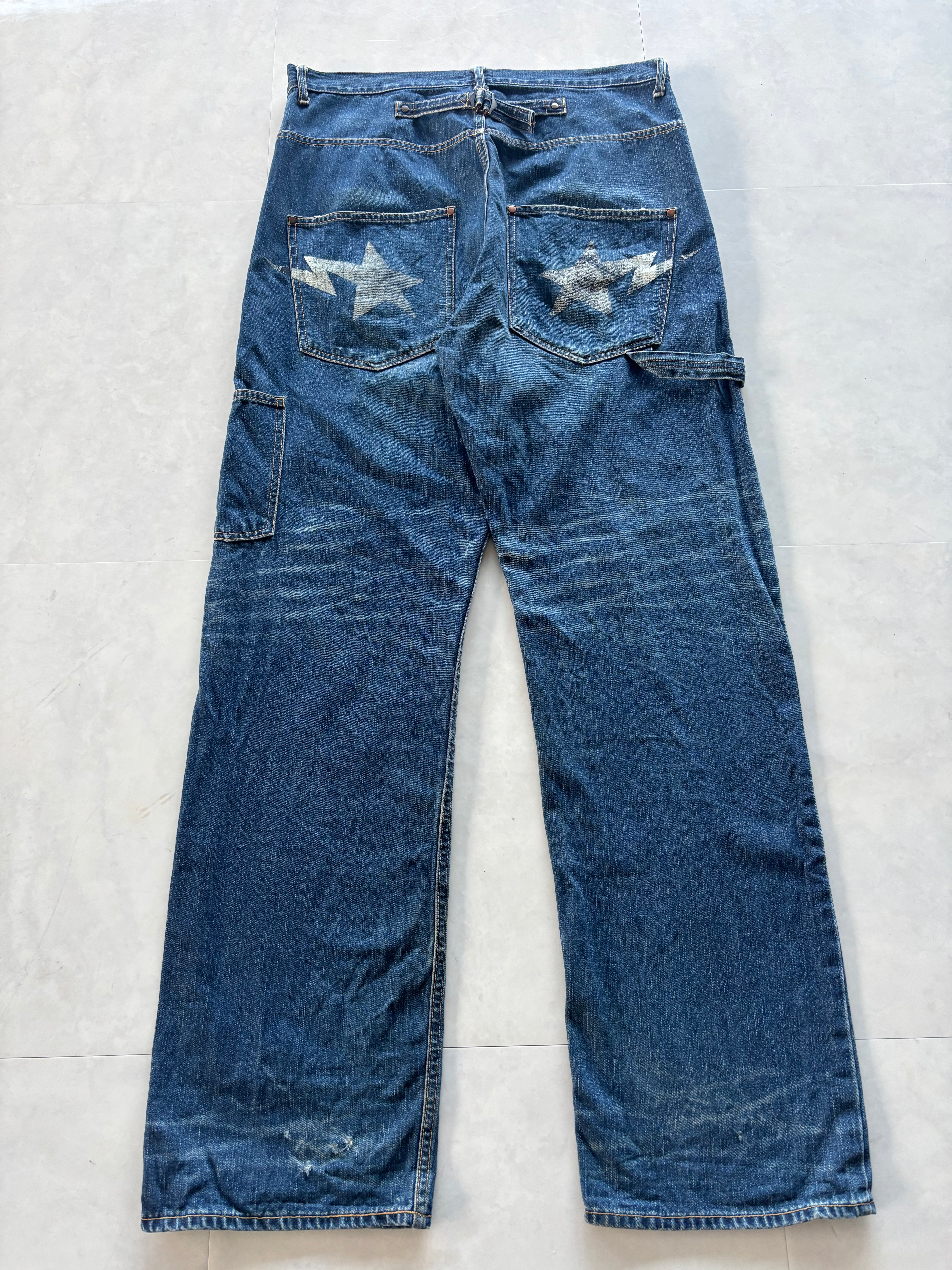BAPE 2000s Star Painter Denim