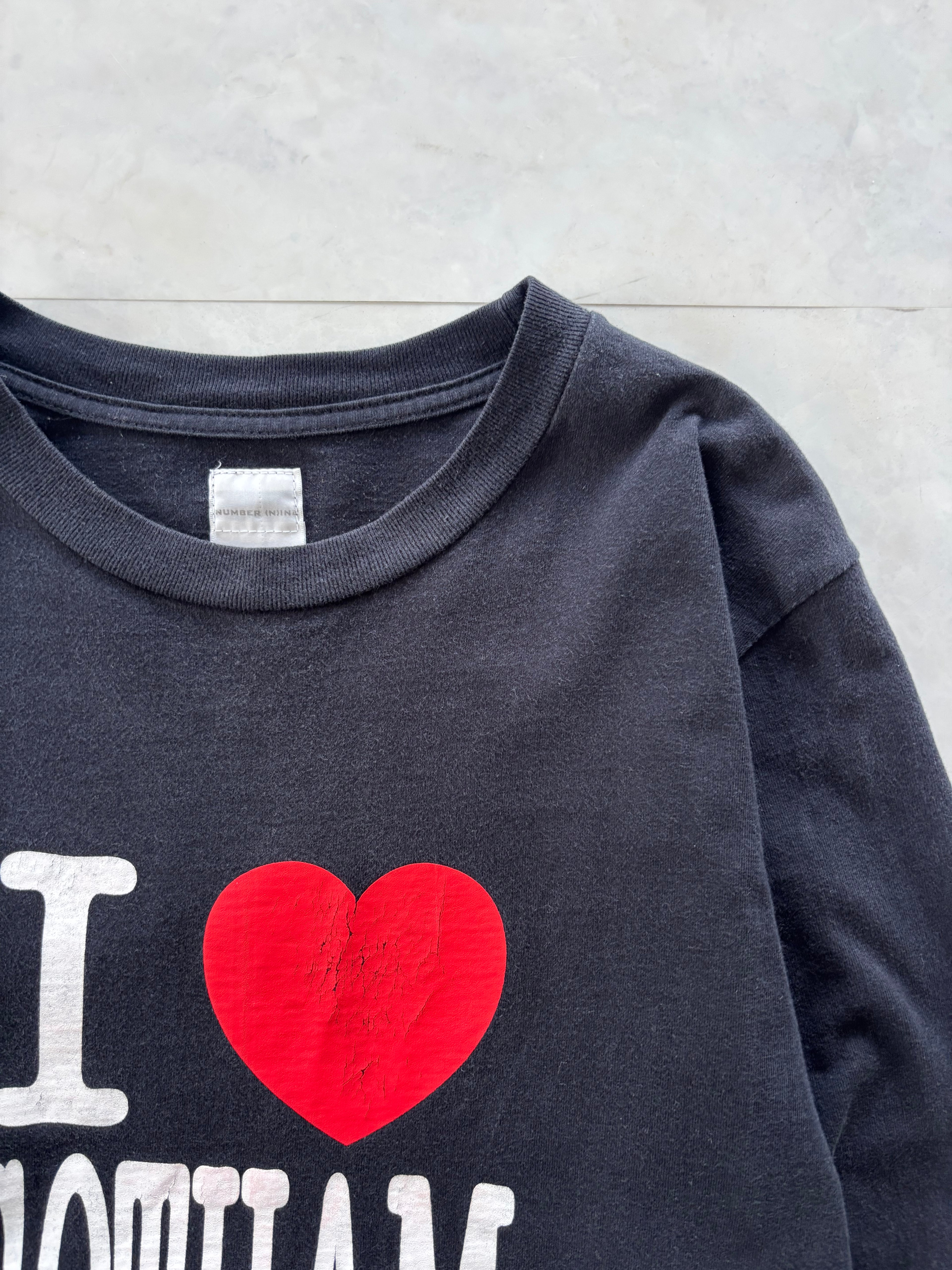 NUMBER (N)INE  I♡GOTHAM Long Sleeve Tee
