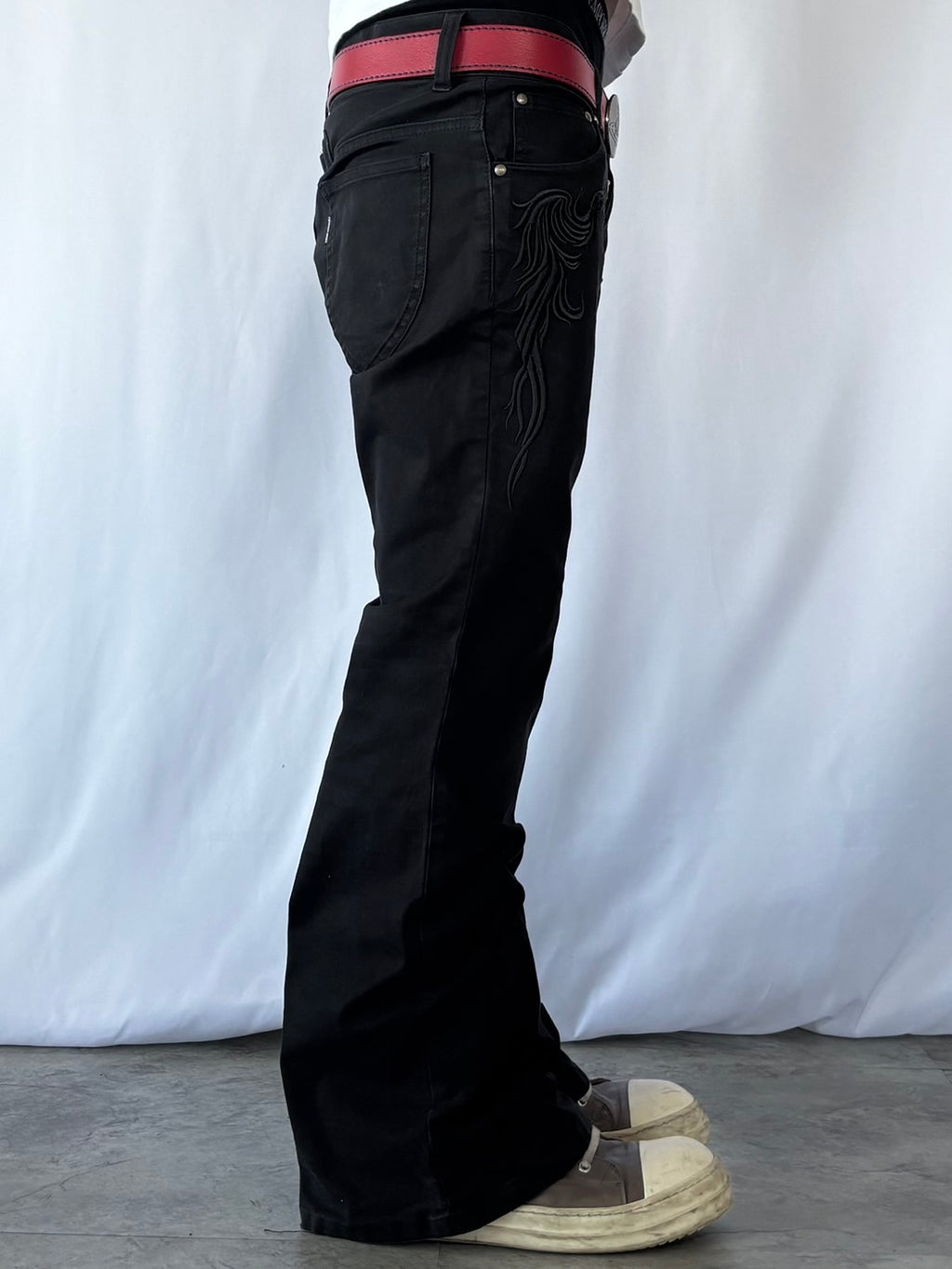 TORNADO MART NOIR TRIBAL FLARE DENIM