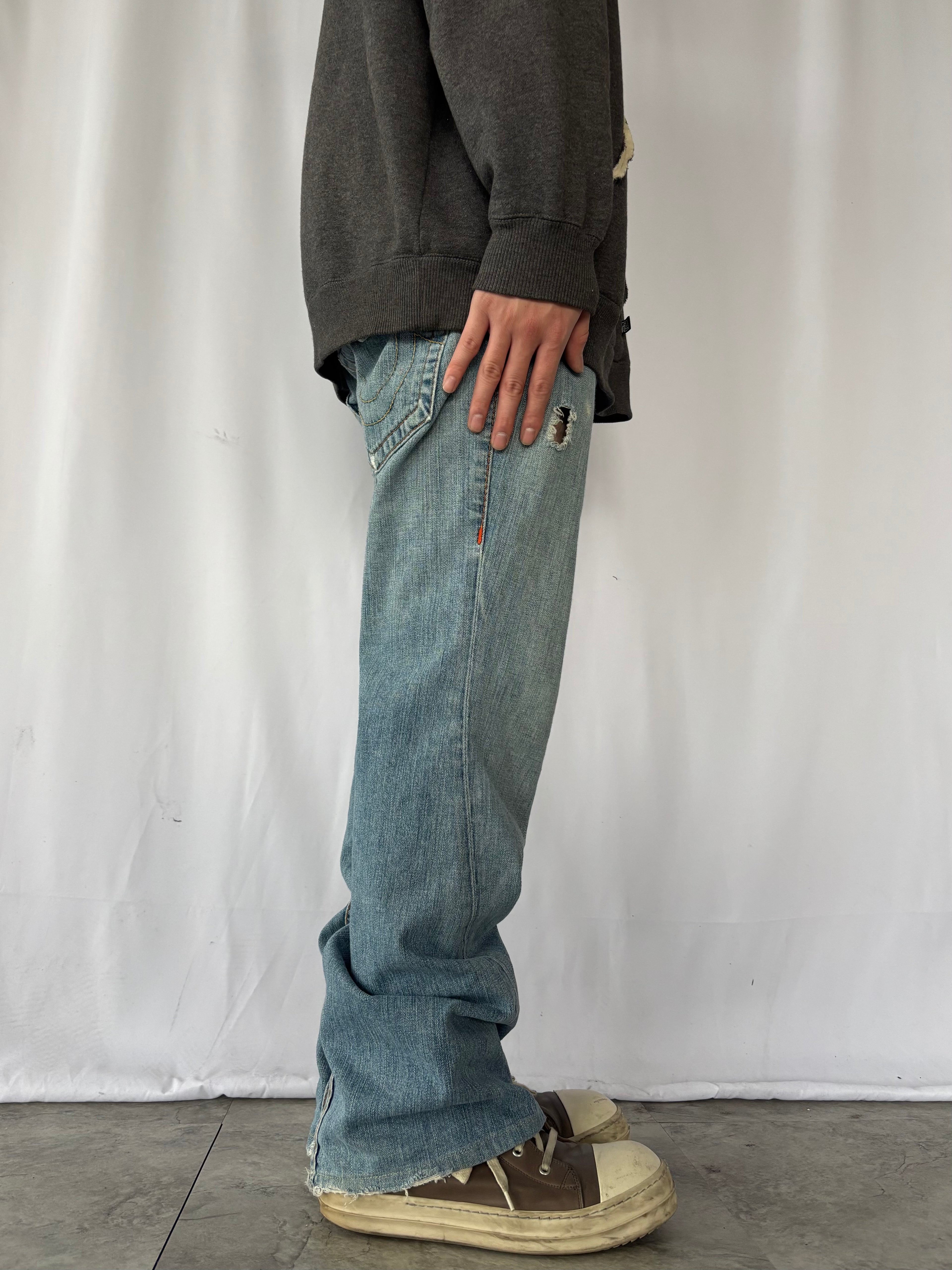 TRUE RELIGION flare denim pants