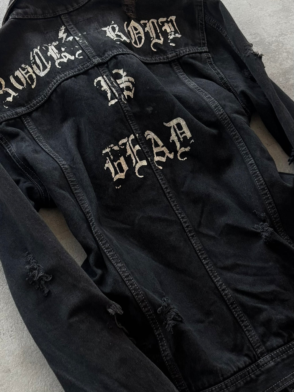 OF THE NEIGE STYLE STYLE DARKSIDE STUDS DENIM JACKET