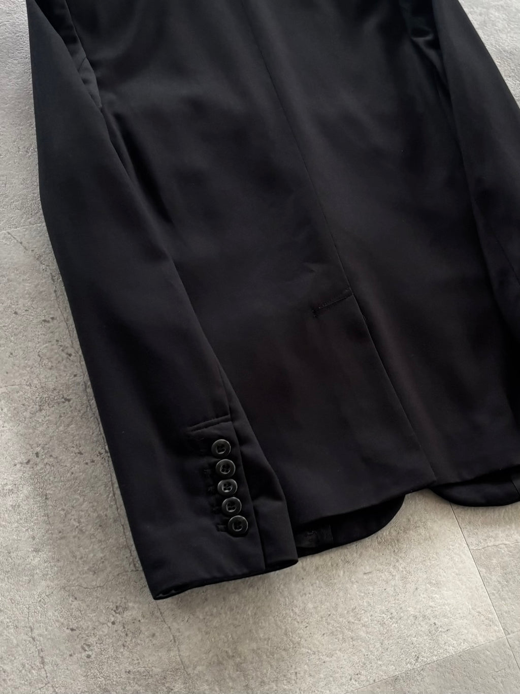 FUGA Satin Lapel Tailored Jacket