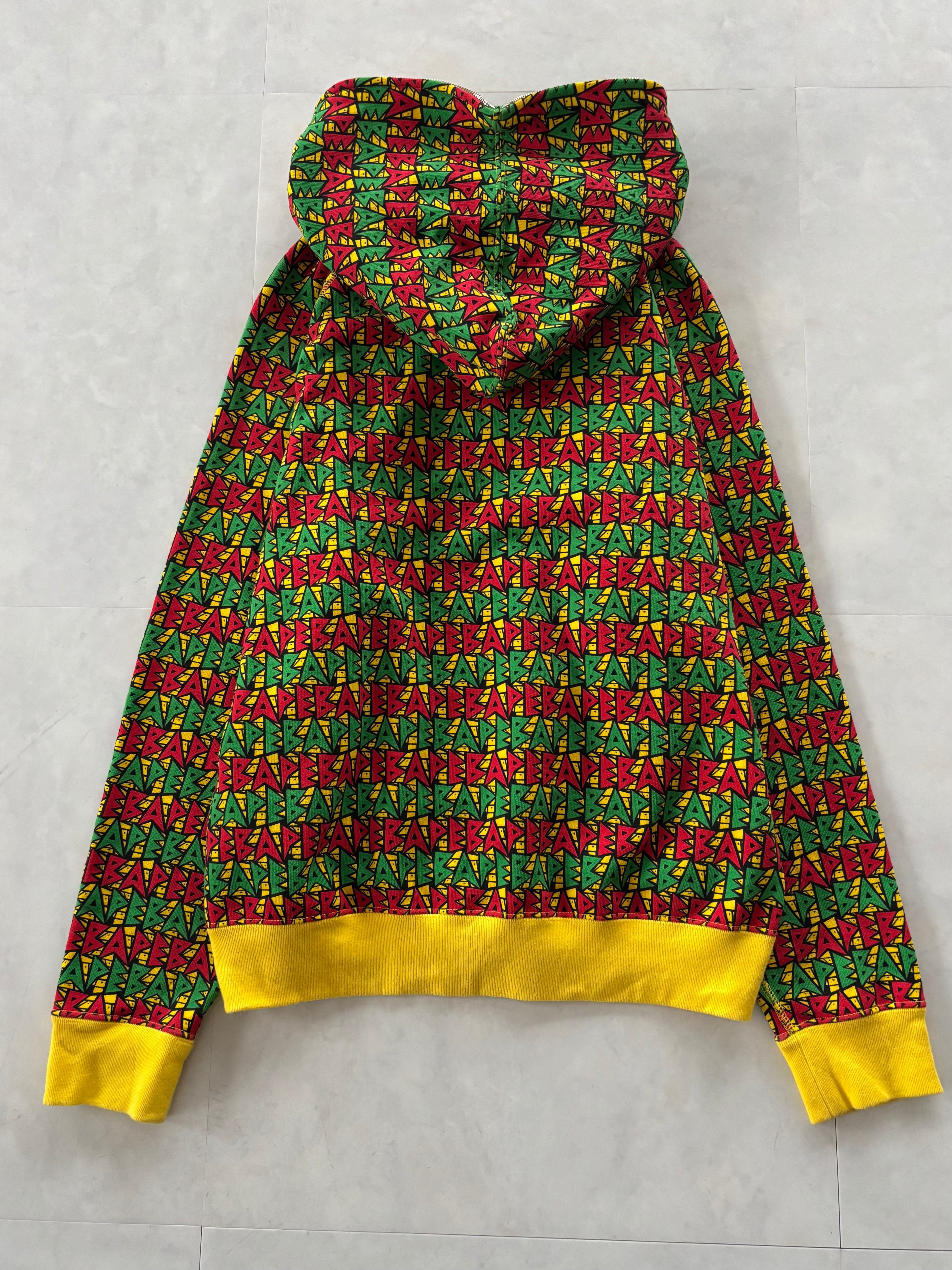 A BATHING APE® “Color Madness All-Over Zip Hoodie