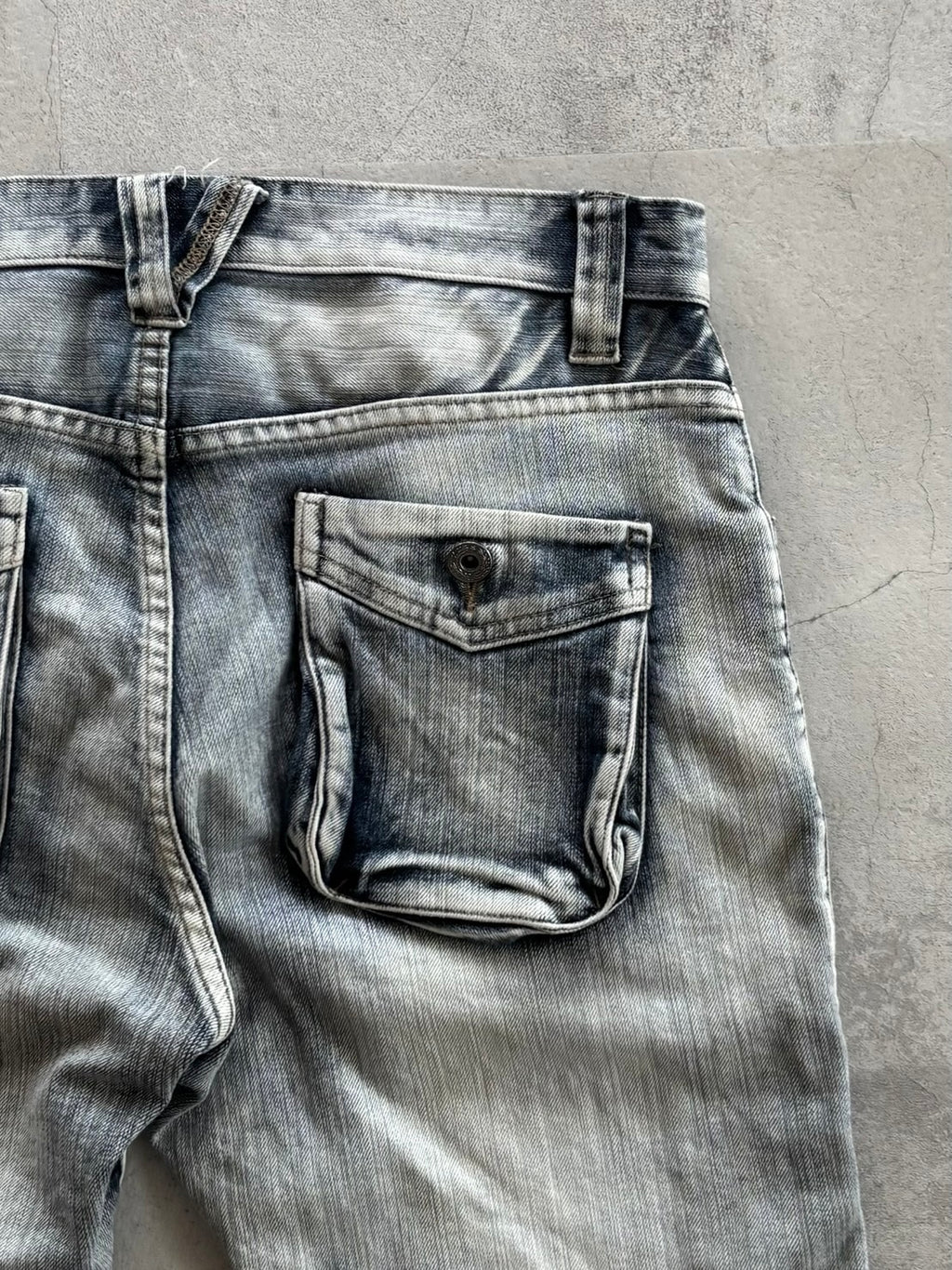 PPFM Multi Zip Vintage Wash Denim