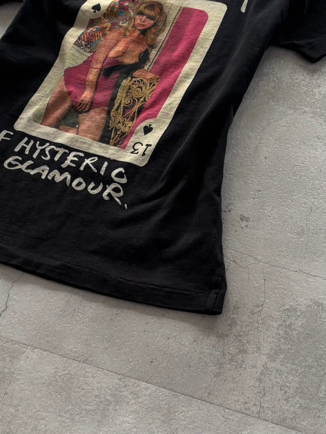 HYSTERIC GLAMOUR 13PHILOSOPHY GIRL GRAPHIC TEE