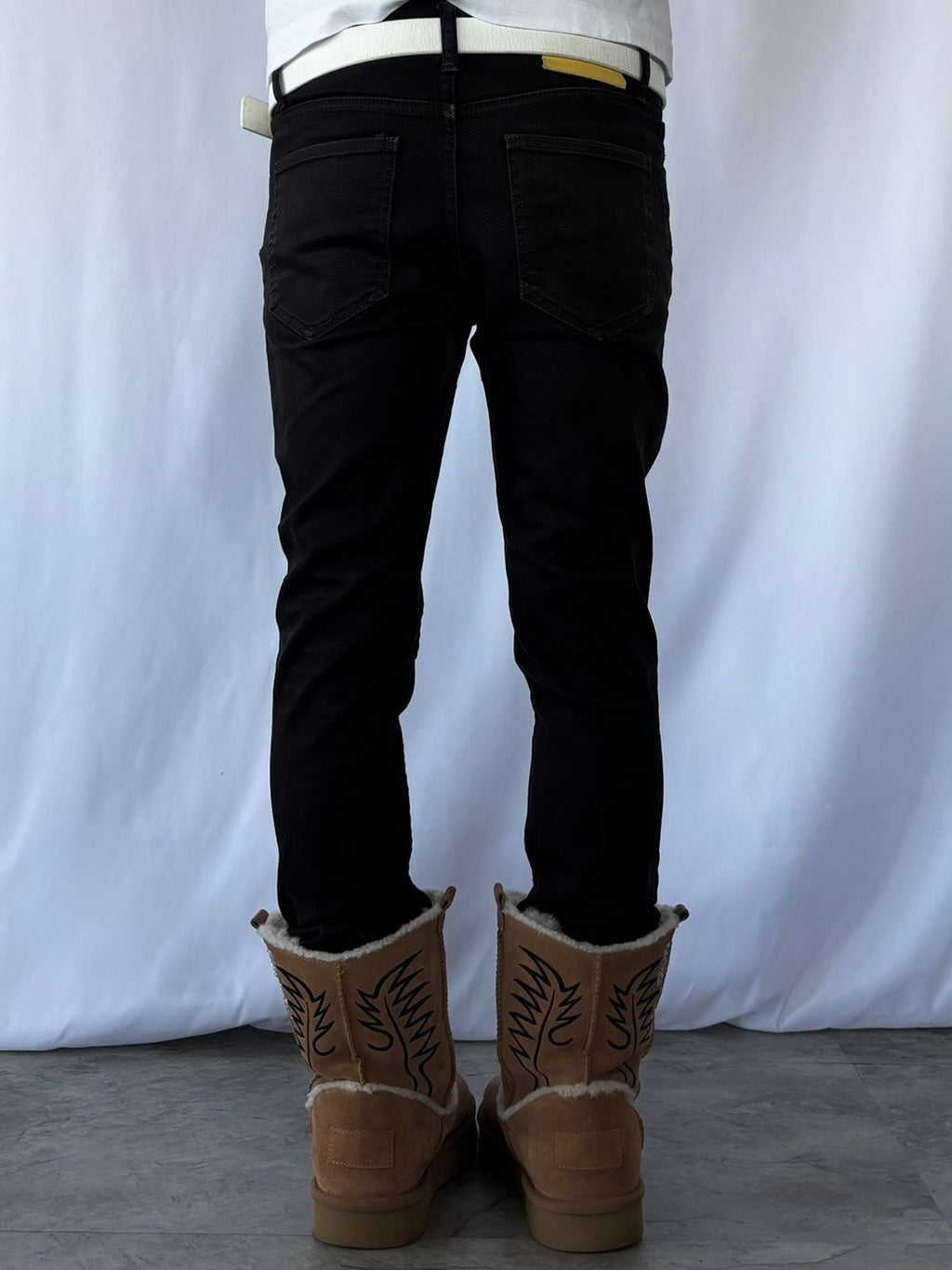 PHENOMENON OBSIDIAN BLACK SKINNY DENIM