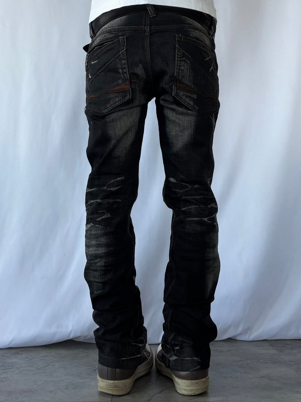 NICOLE CLUB SHADOW SCRATCH DENIM