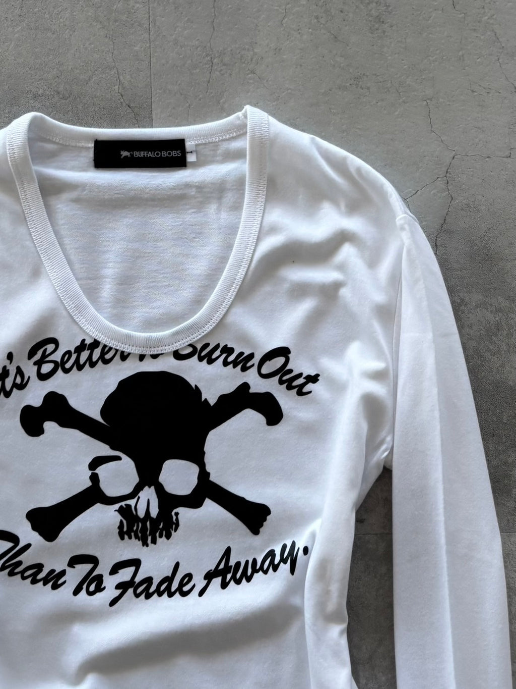 BUFFALO BOBS FADE AWAY SKULL LONG SLEEVE