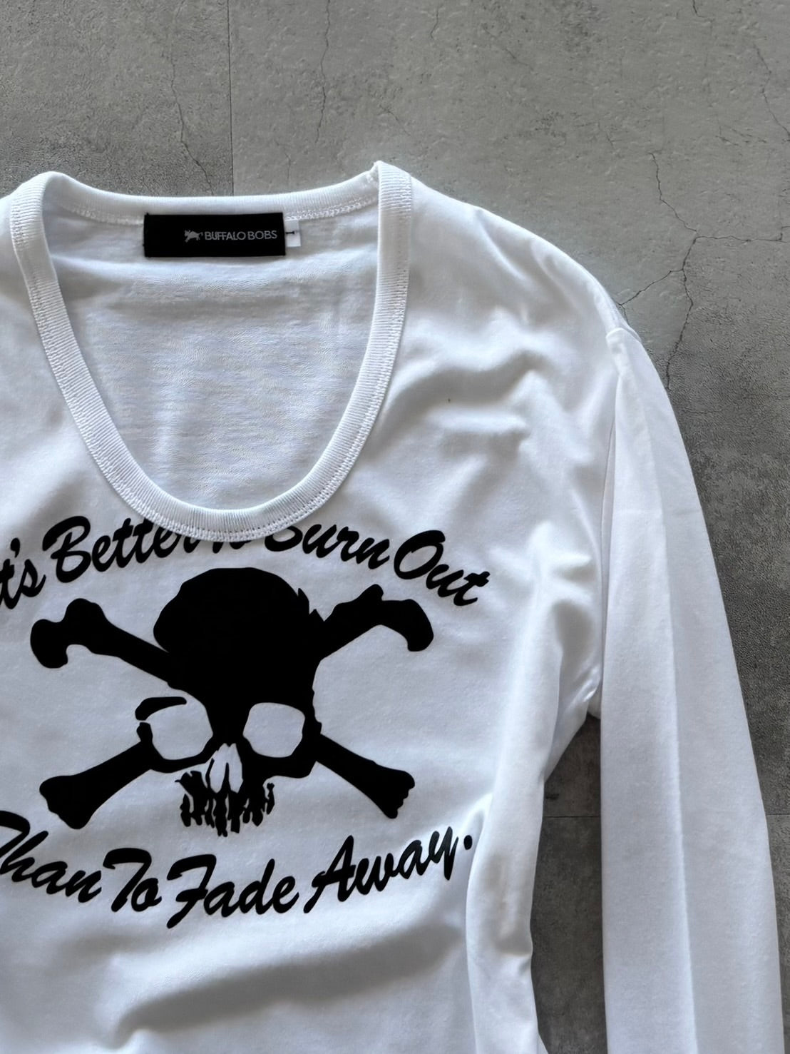 BUFFALO BOBS FADE AWAY SKULL LONG SLEEVE