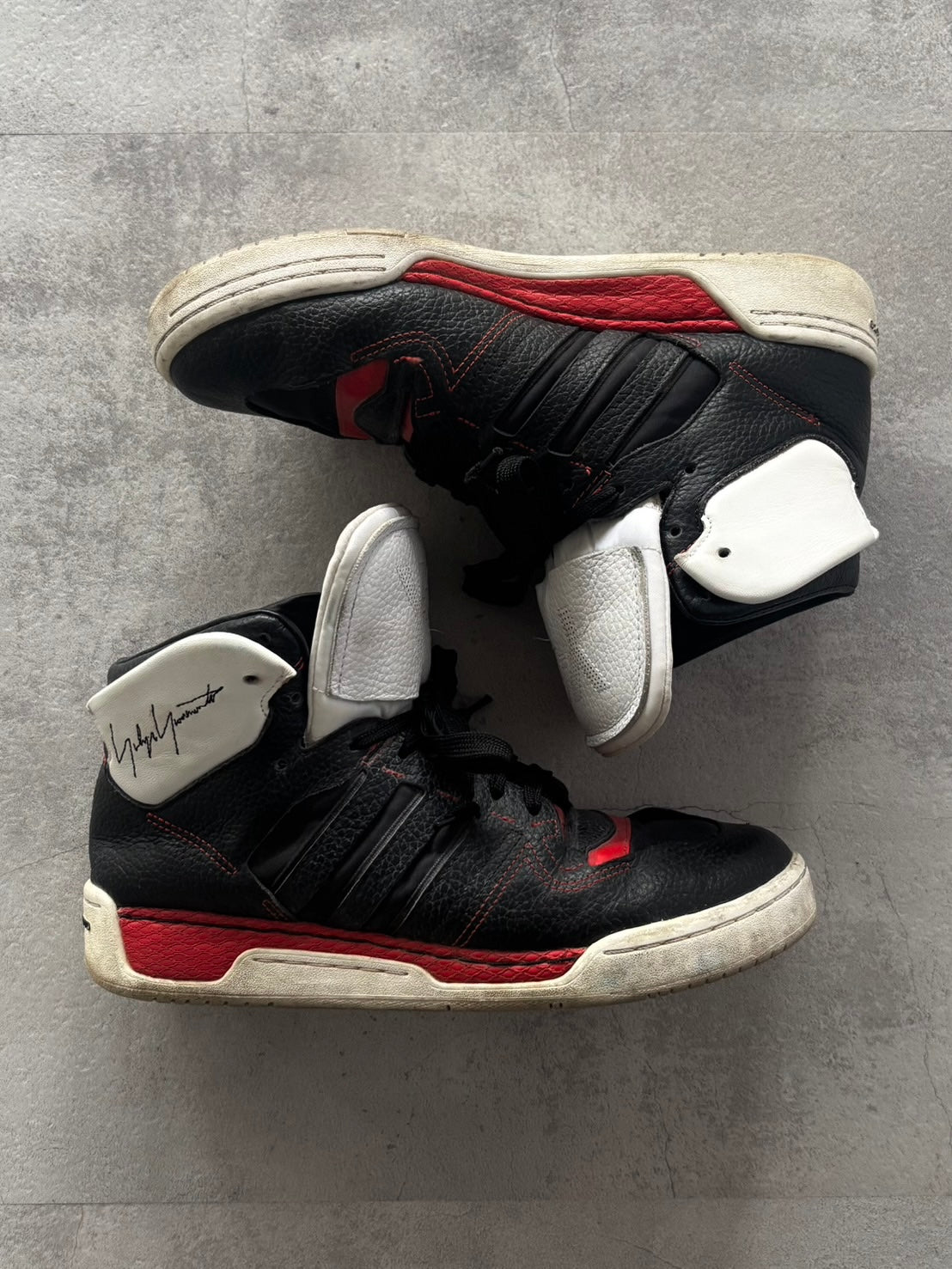 Y-3 OBSIDIAN HIGH-CUT SNEAKERS