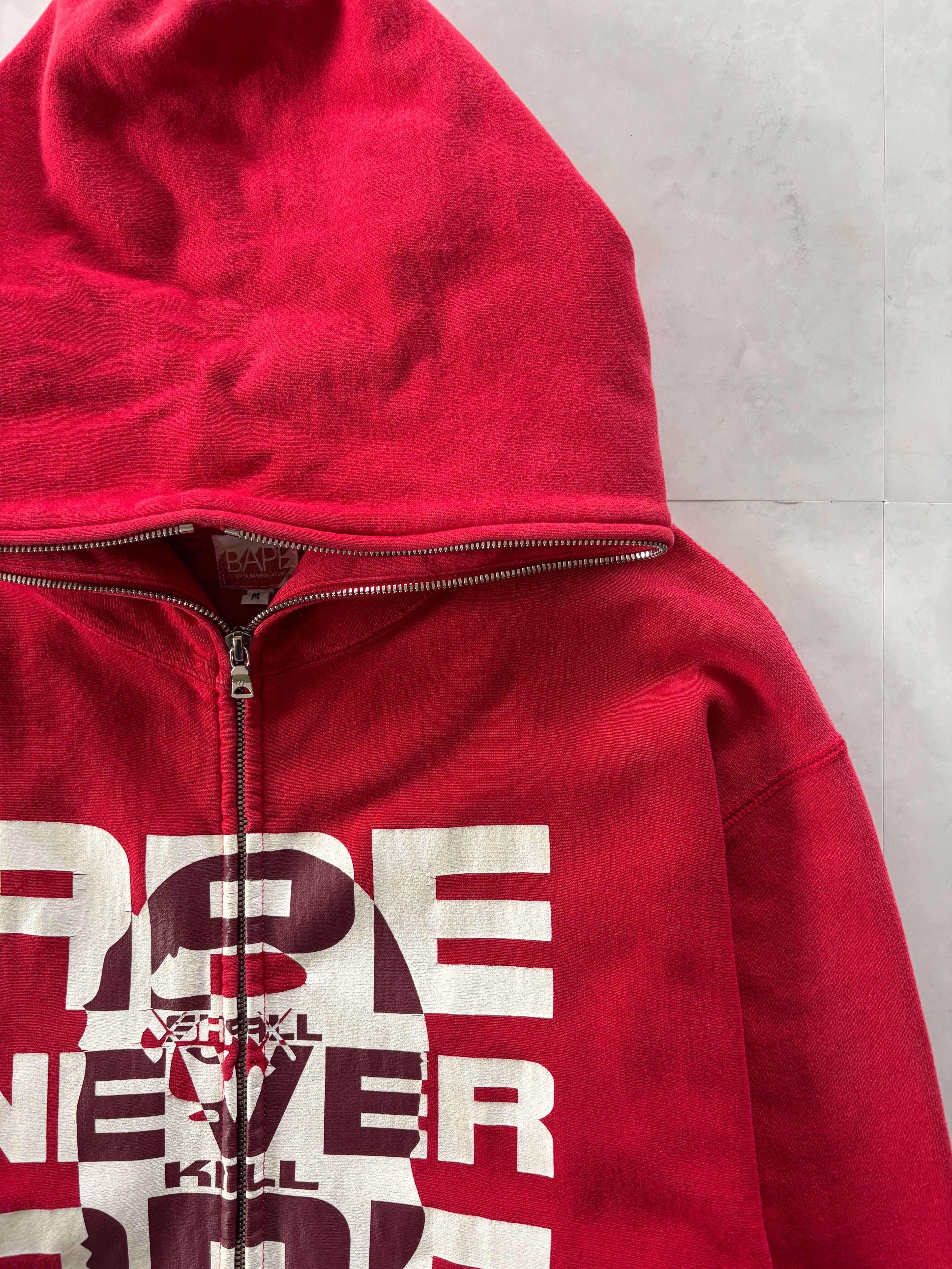 A BATHING APE® 2000s ASNKA Big Logo Zip Hoodie