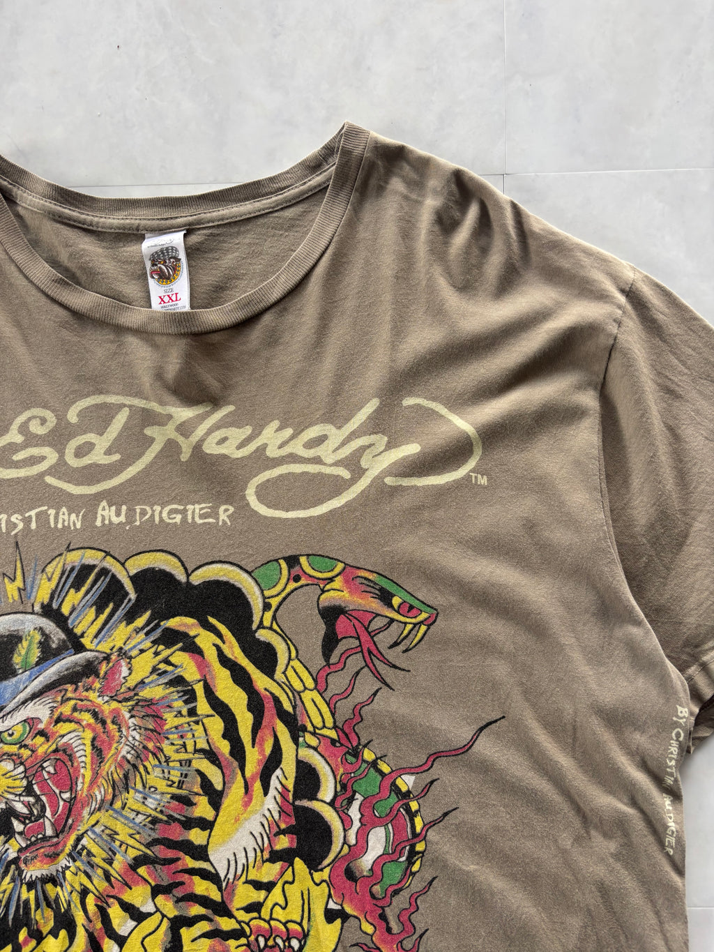 ED HARDY Serpent Tattoo Graphic Tee