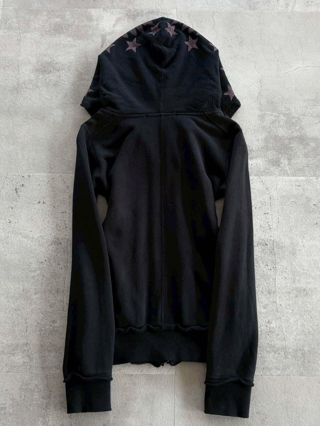 Francis Marks Studded Wing Zip Hoodie