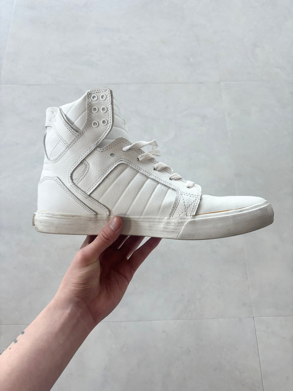 SUPRA Skytop White High Cut Sneaker