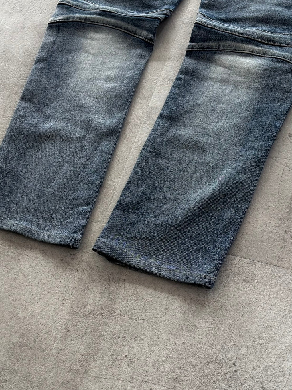 IN THE ATTIC RAVEN BIKER DESTROYED DENIM