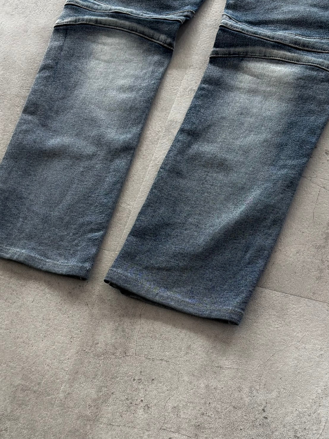 IN THE ATTIC RAVEN BIKER DESTROYED DENIM