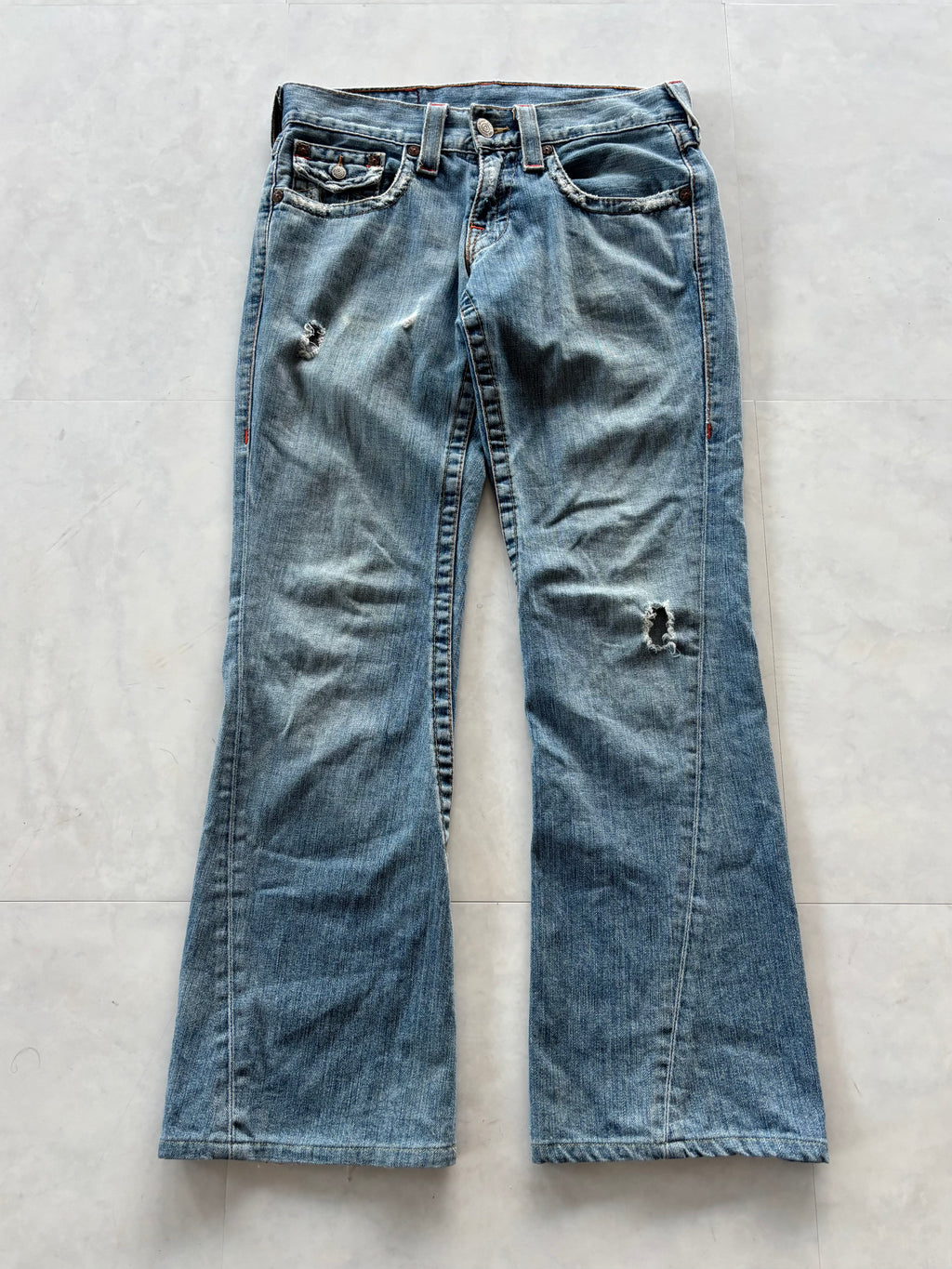 TRUE RELIGION flare denim pants
