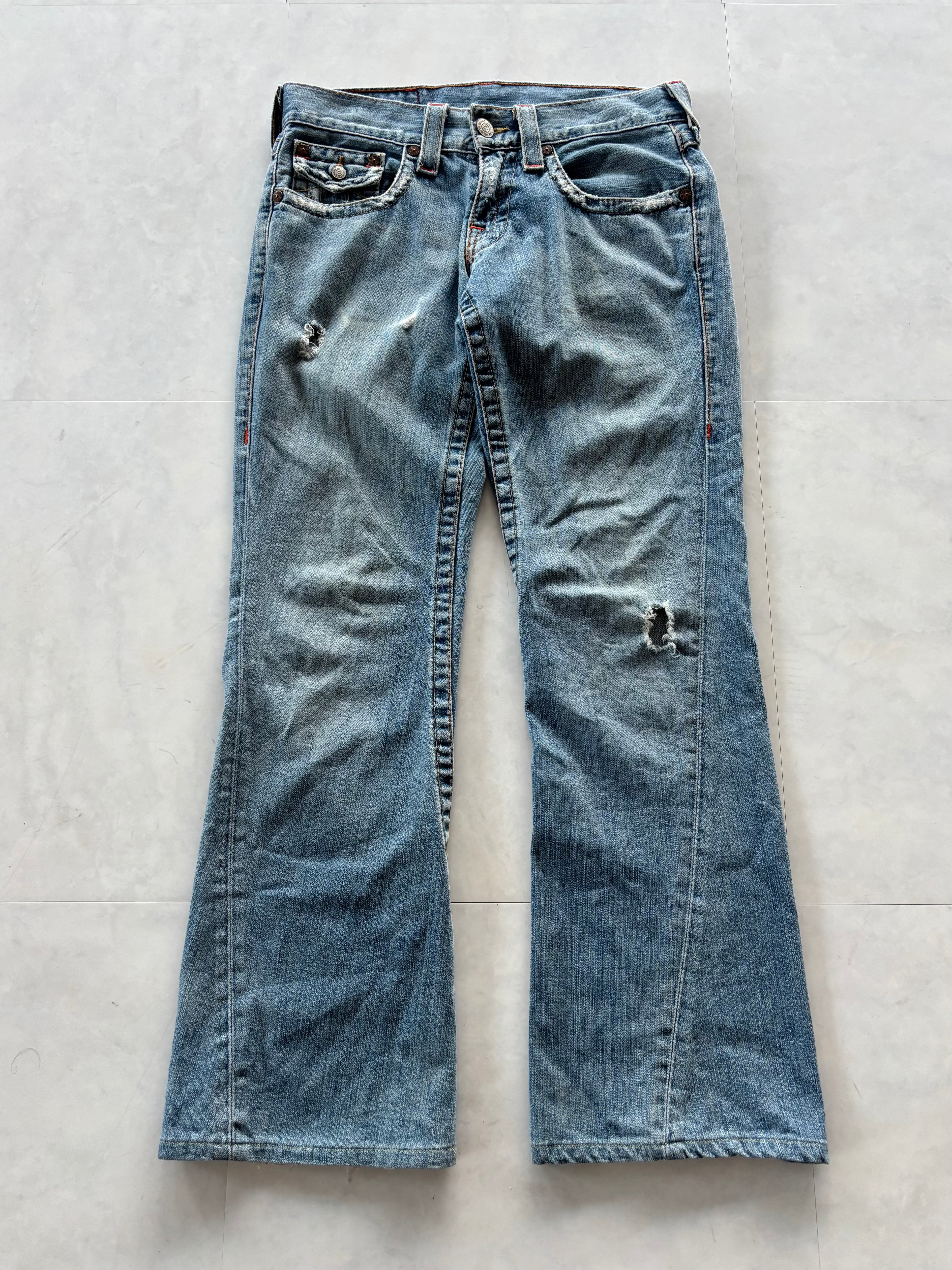 TRUE RELIGION flare denim pants