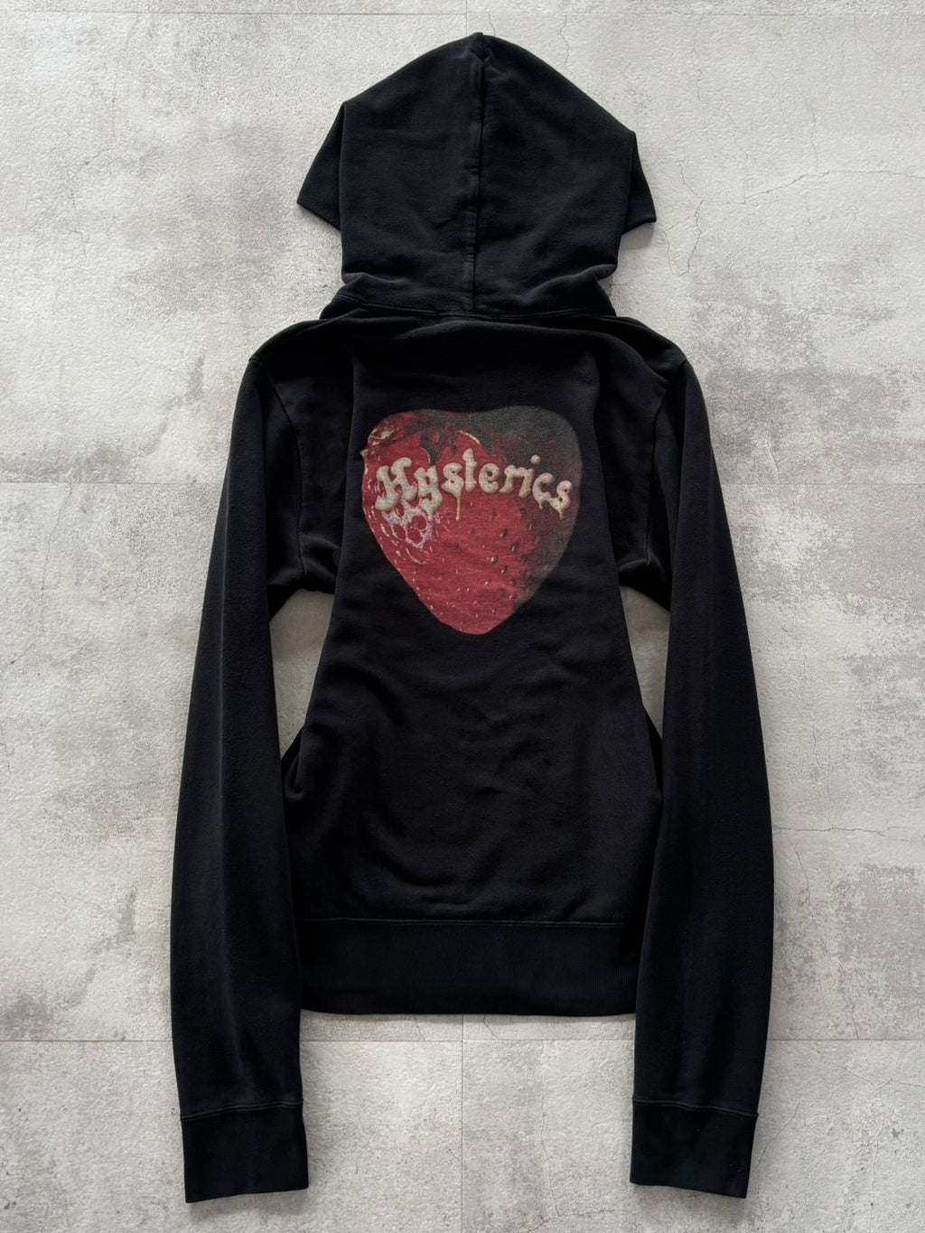 HYSTERIC GLAMOUR BLOOD SKULL BERRY HOODIE