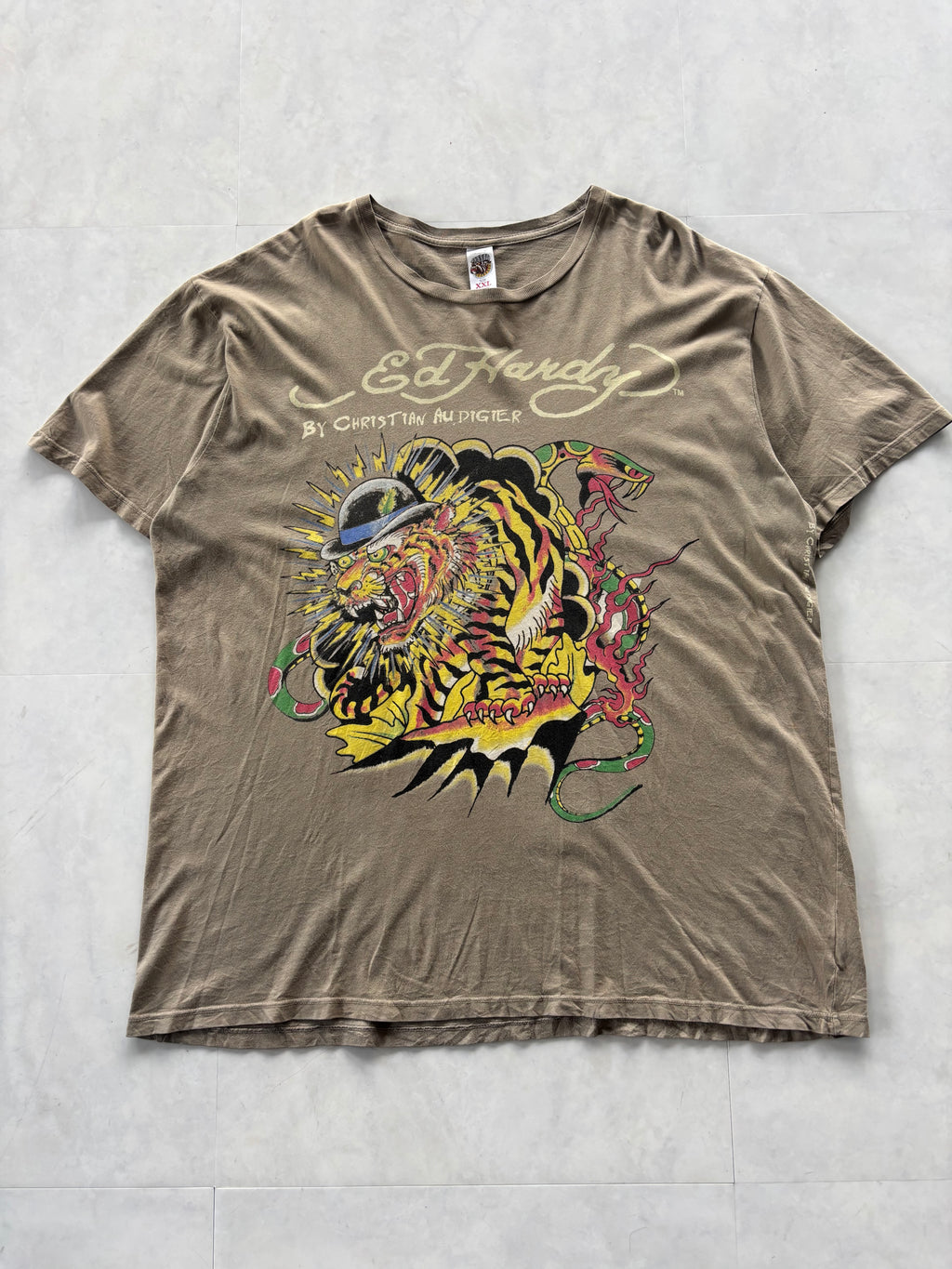 ED HARDY Serpent Tattoo Graphic Tee