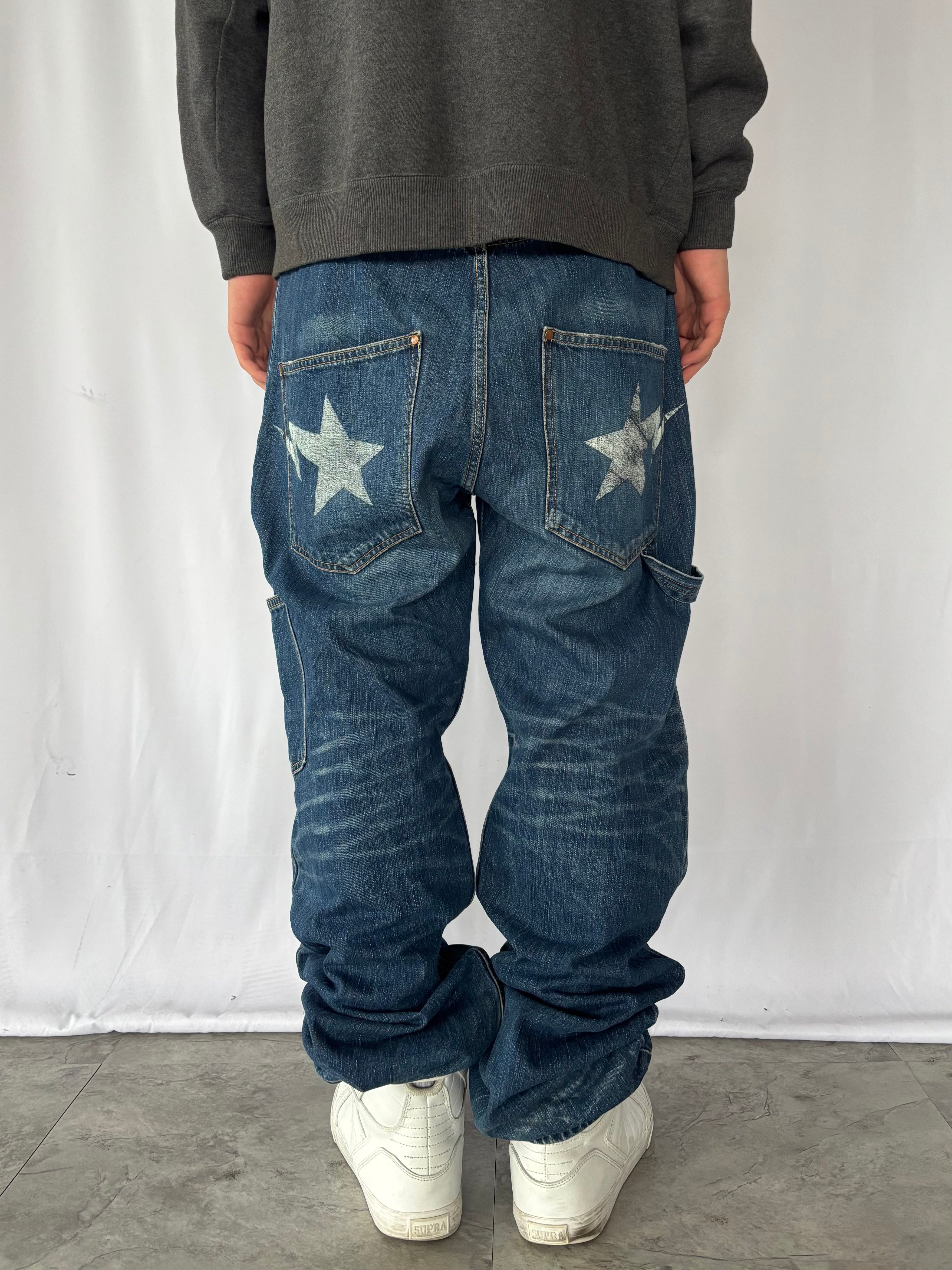 BAPE 2000s Star Painter Denim