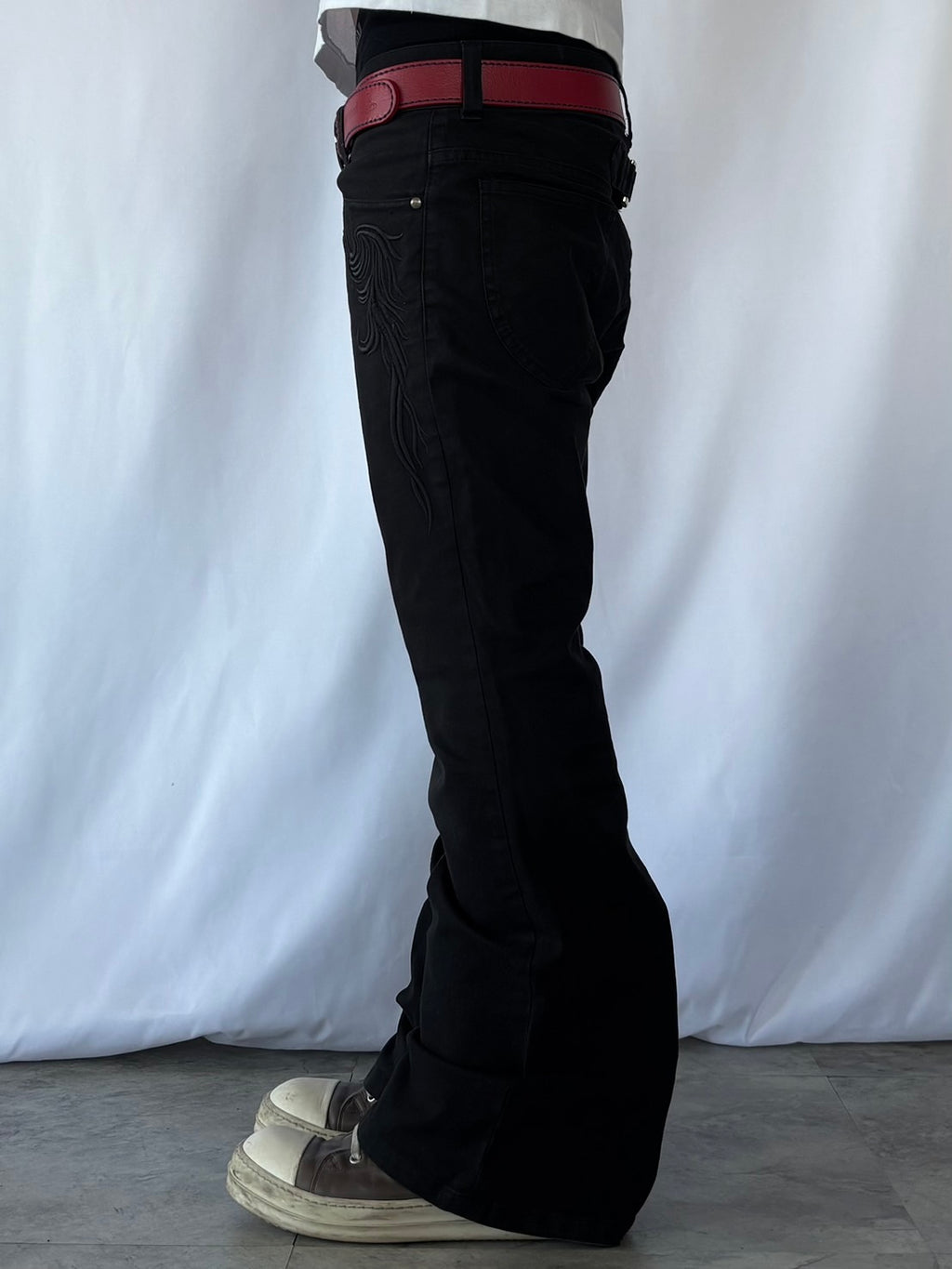 TORNADO MART NOIR TRIBAL FLARE DENIM