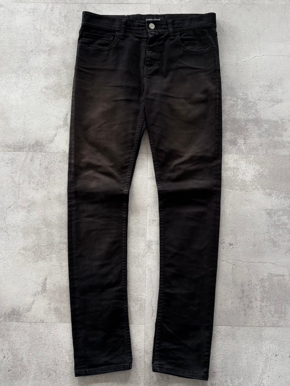 PHENOMENON OBSIDIAN BLACK SKINNY DENIM