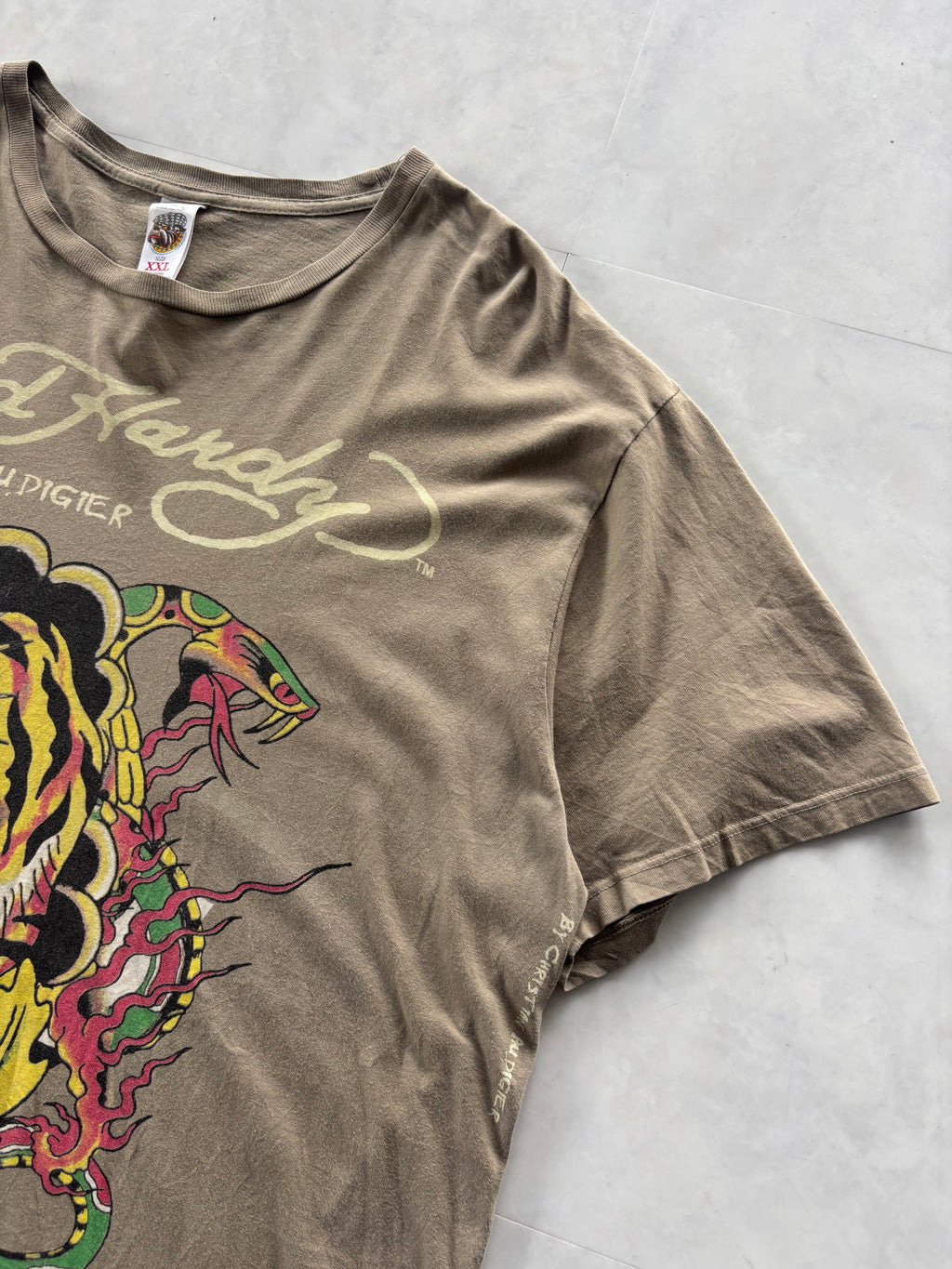 ED HARDY Serpent Tattoo Graphic Tee