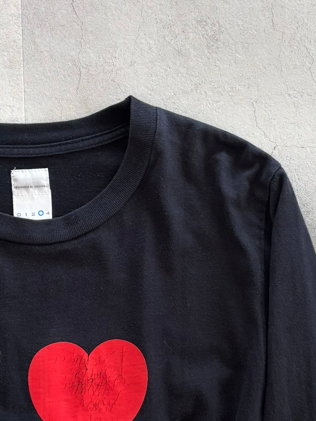 NUMBER (N)INE I♡GOTHAM Long Sleeve Tee