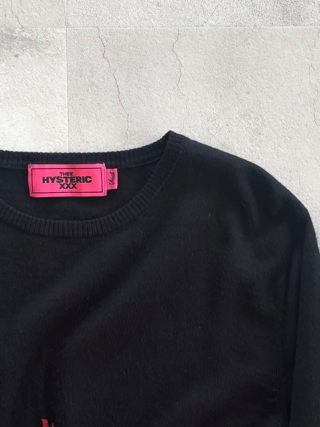 HYSTERIC GLAMOUR Red Girl Graphic Knit