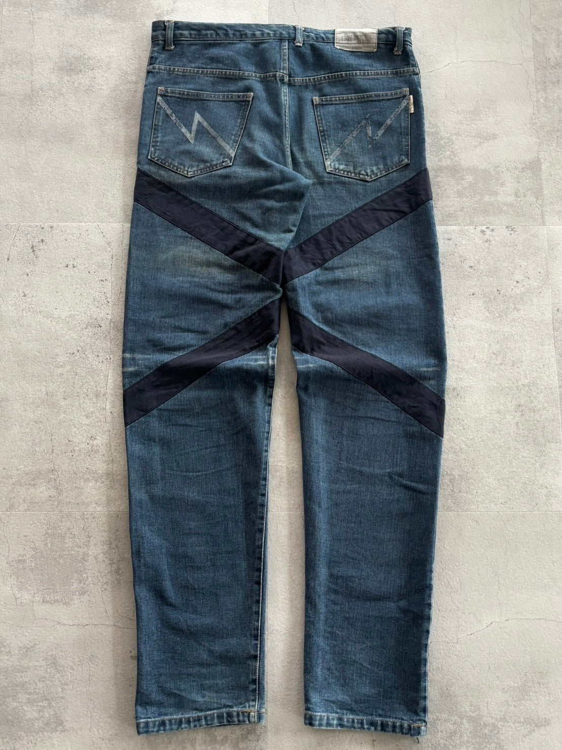 NEIGHBORHOOD Cross Stitch Design Denim