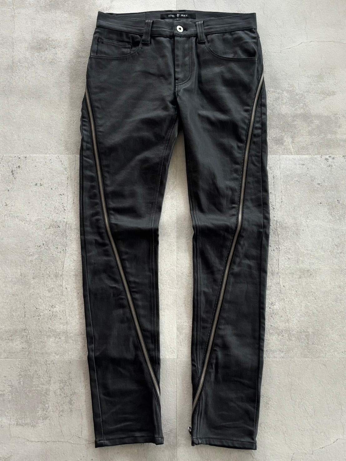 NOID Gimmick Zip Leather Pants
