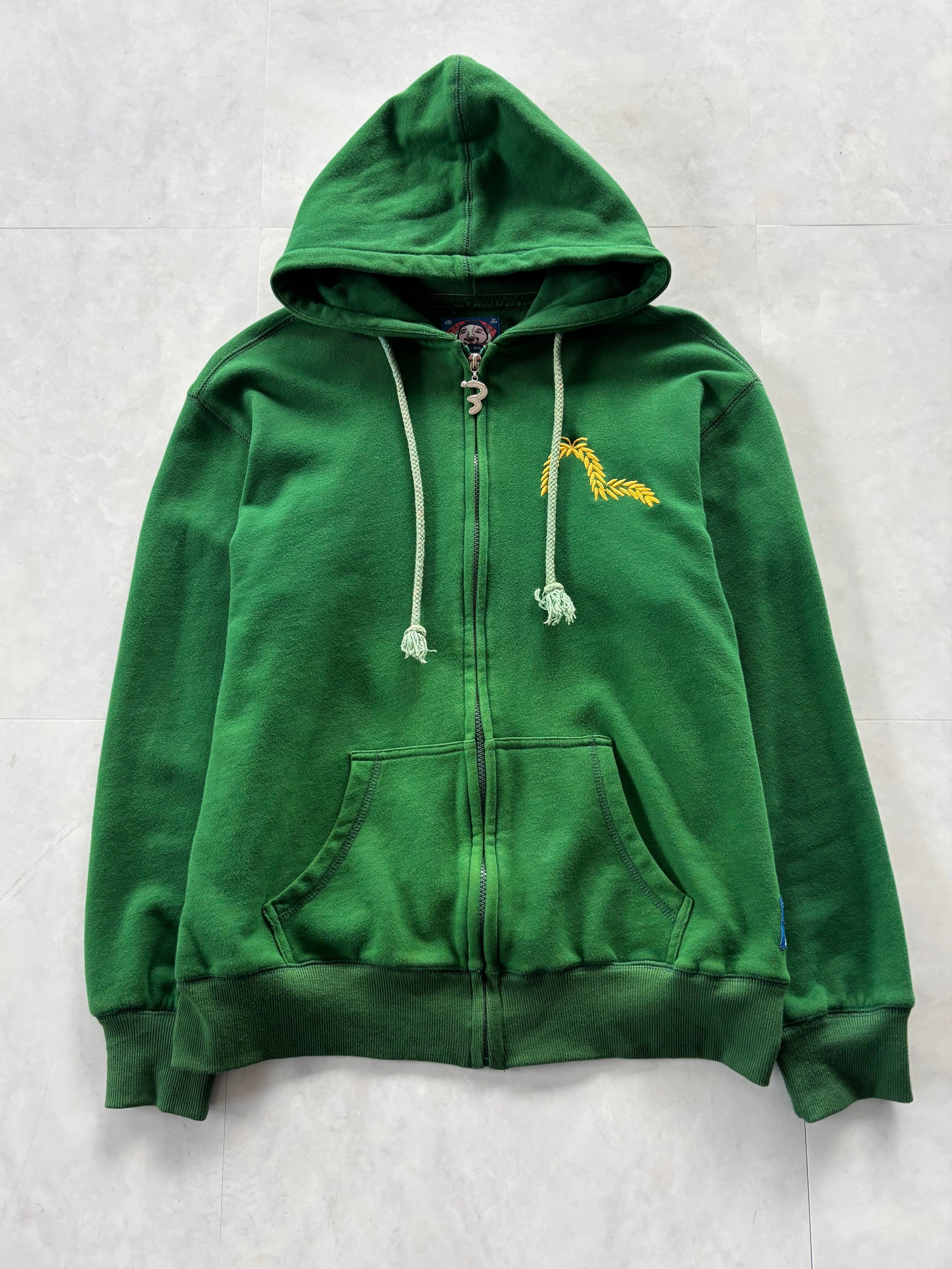 EVISU Koi & Fuji Japanese Art Zip Hoodie